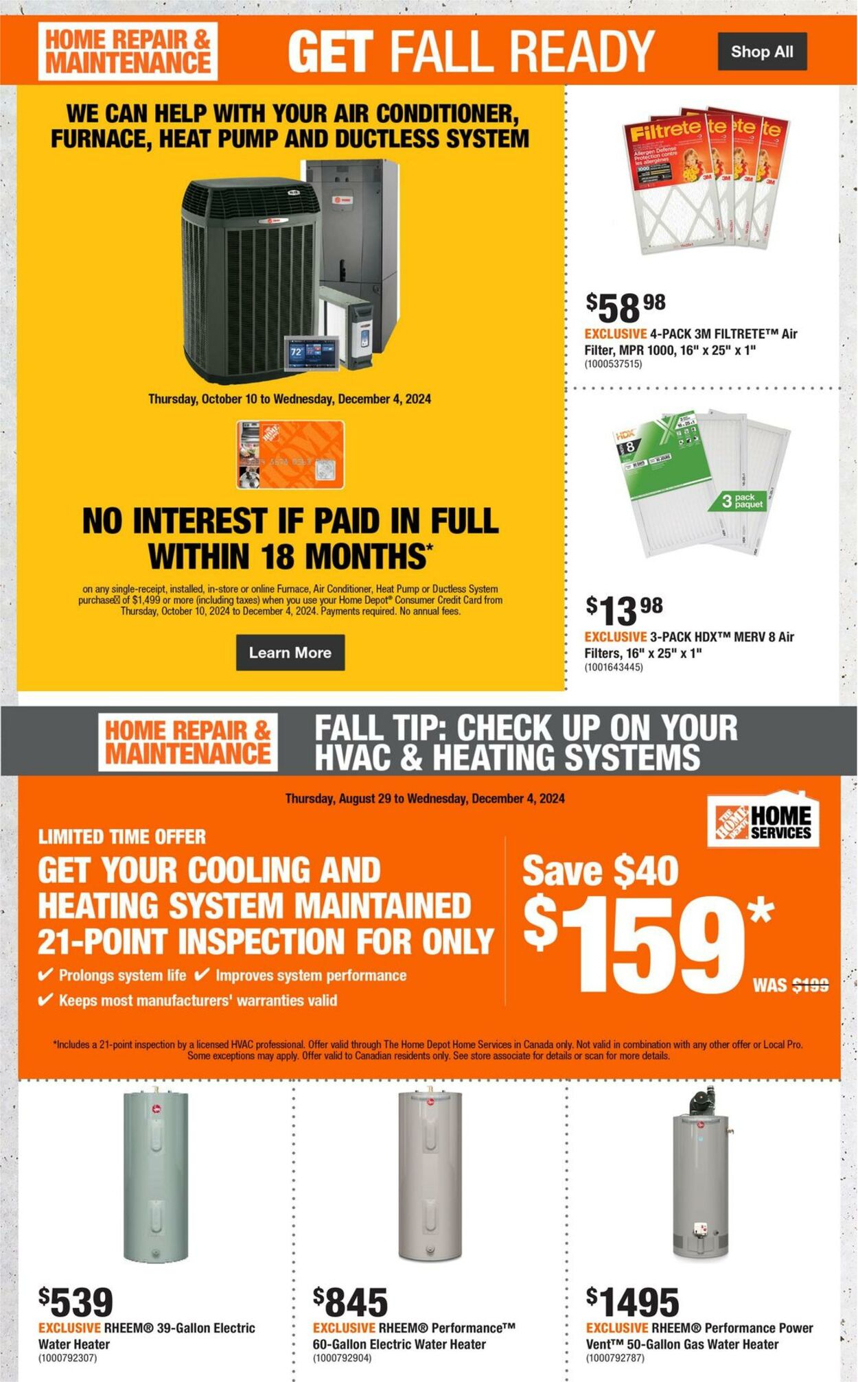 Flyer Home Depot 10.10.2024 - 16.10.2024