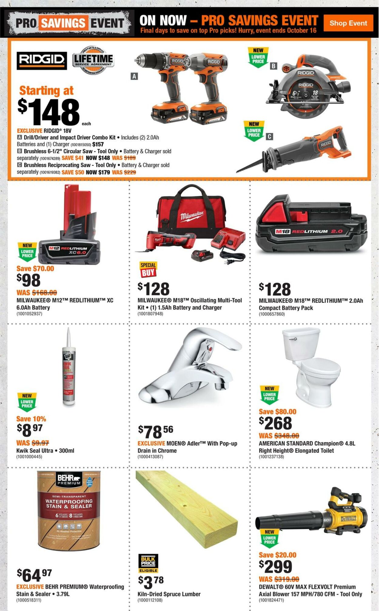 Flyer Home Depot 10.10.2024 - 16.10.2024