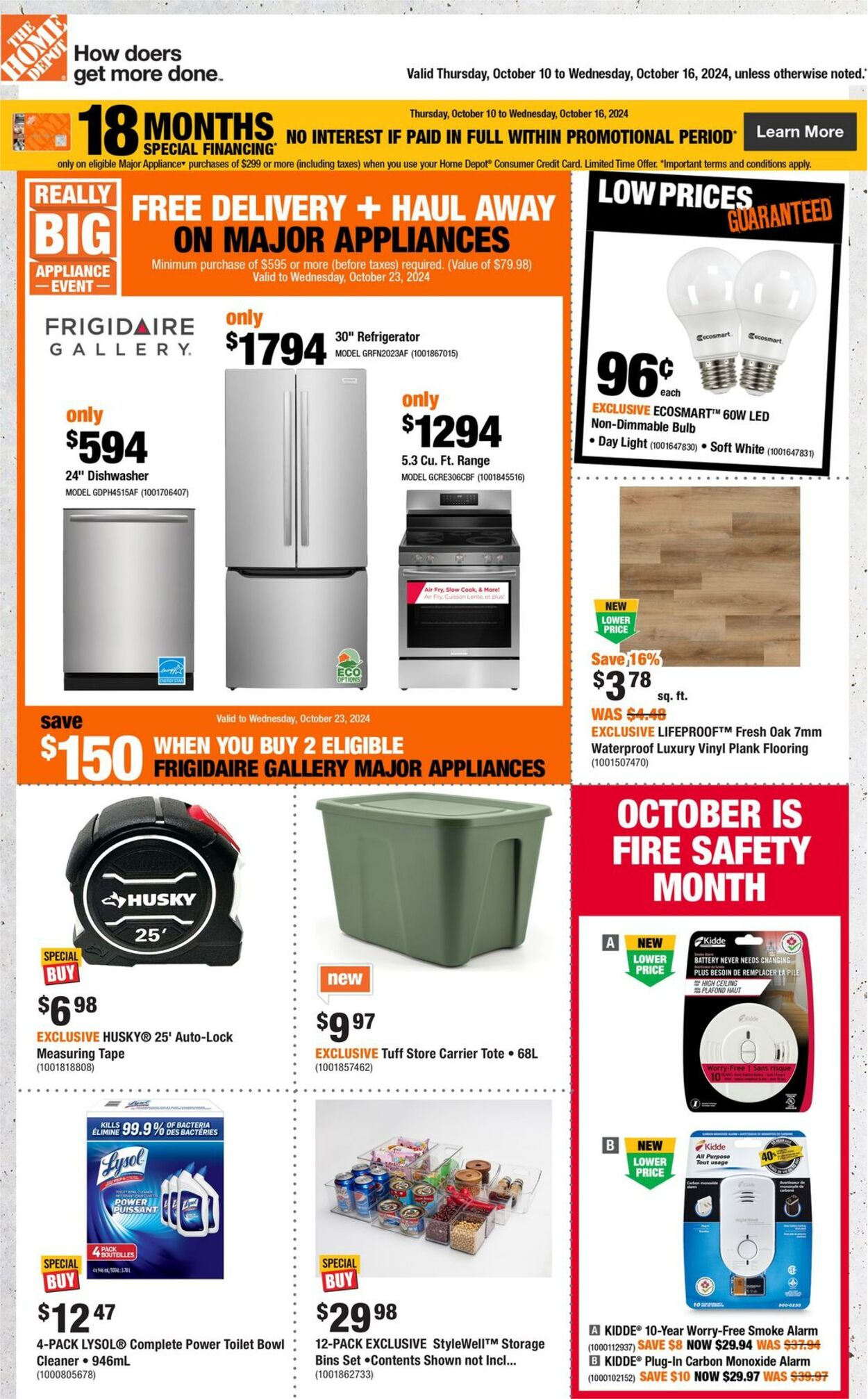 Flyer Home Depot 10.10.2024 - 16.10.2024