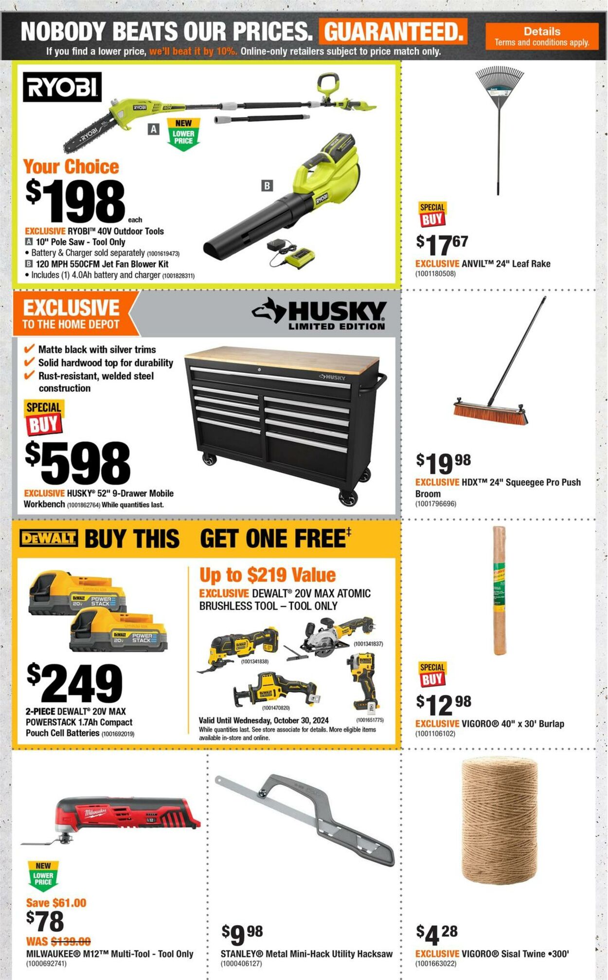 Flyer Home Depot 10.10.2024 - 16.10.2024