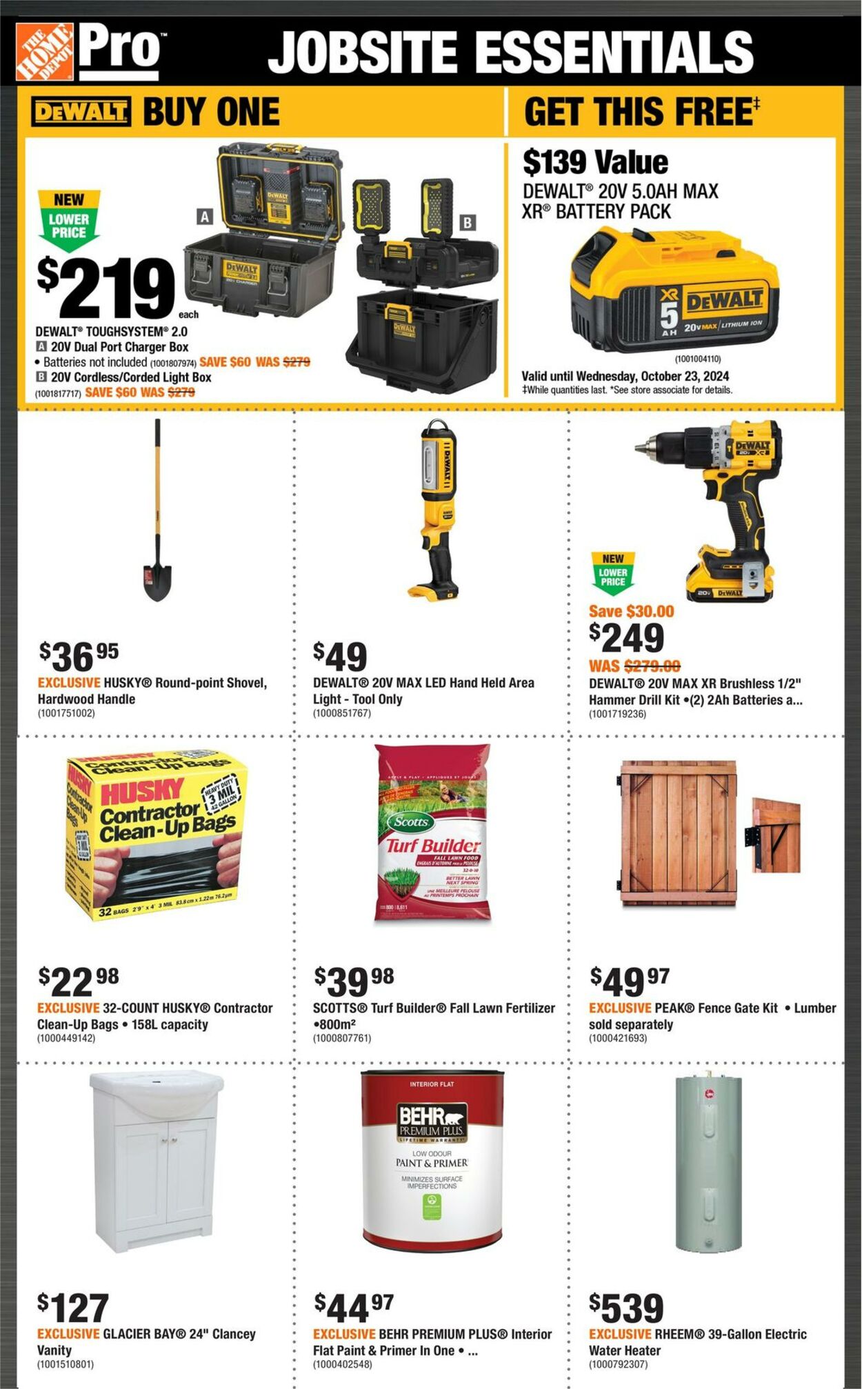 Flyer Home Depot 22.08.2024 - 28.08.2024