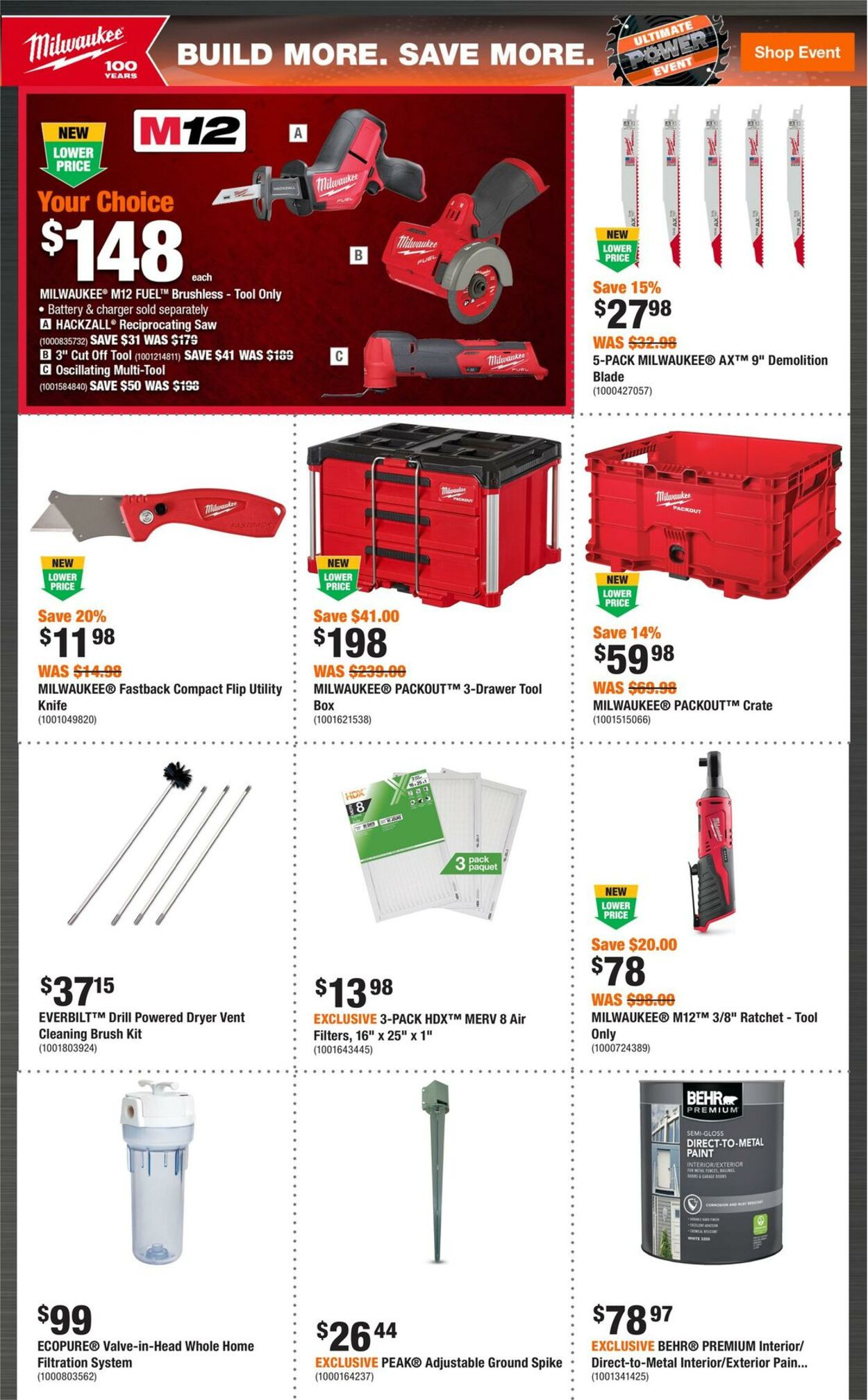 Flyer Home Depot 22.08.2024 - 28.08.2024