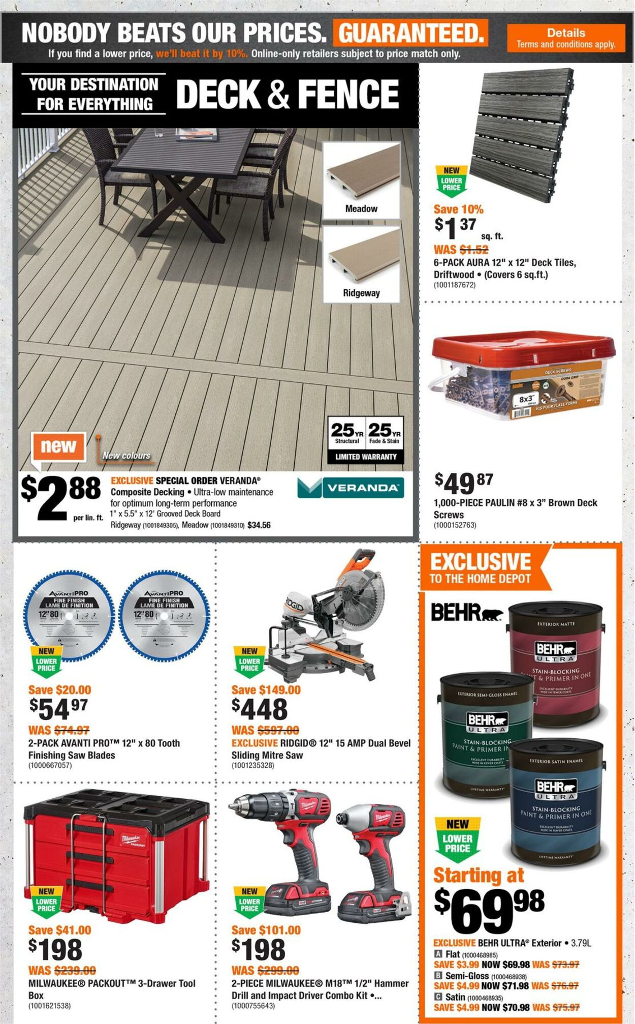 Flyer Home Depot 15.08.2024 - 21.08.2024