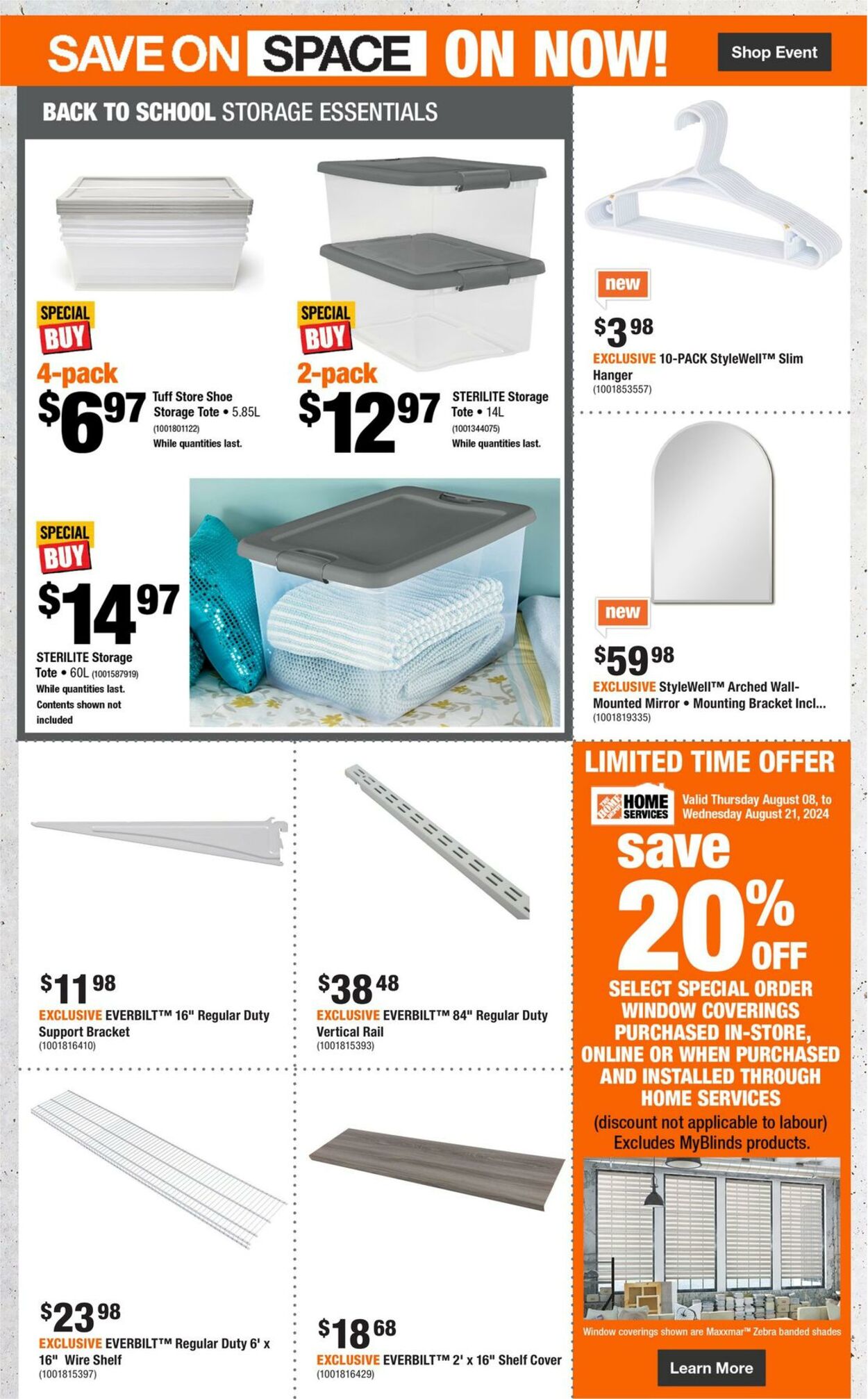 Flyer Home Depot 15.08.2024 - 21.08.2024