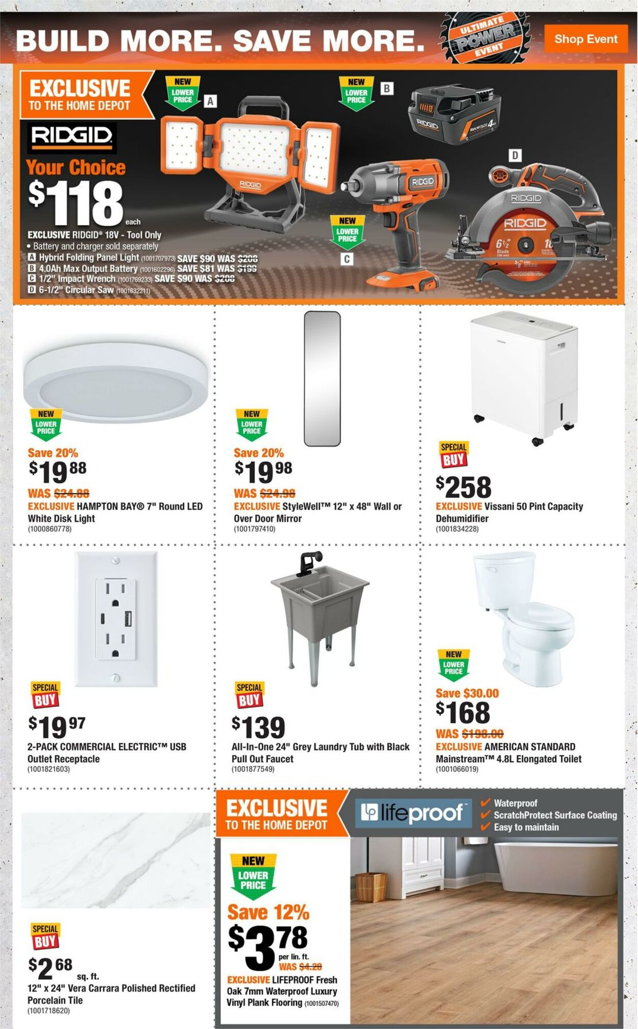 Flyer Home Depot 15.08.2024 - 21.08.2024