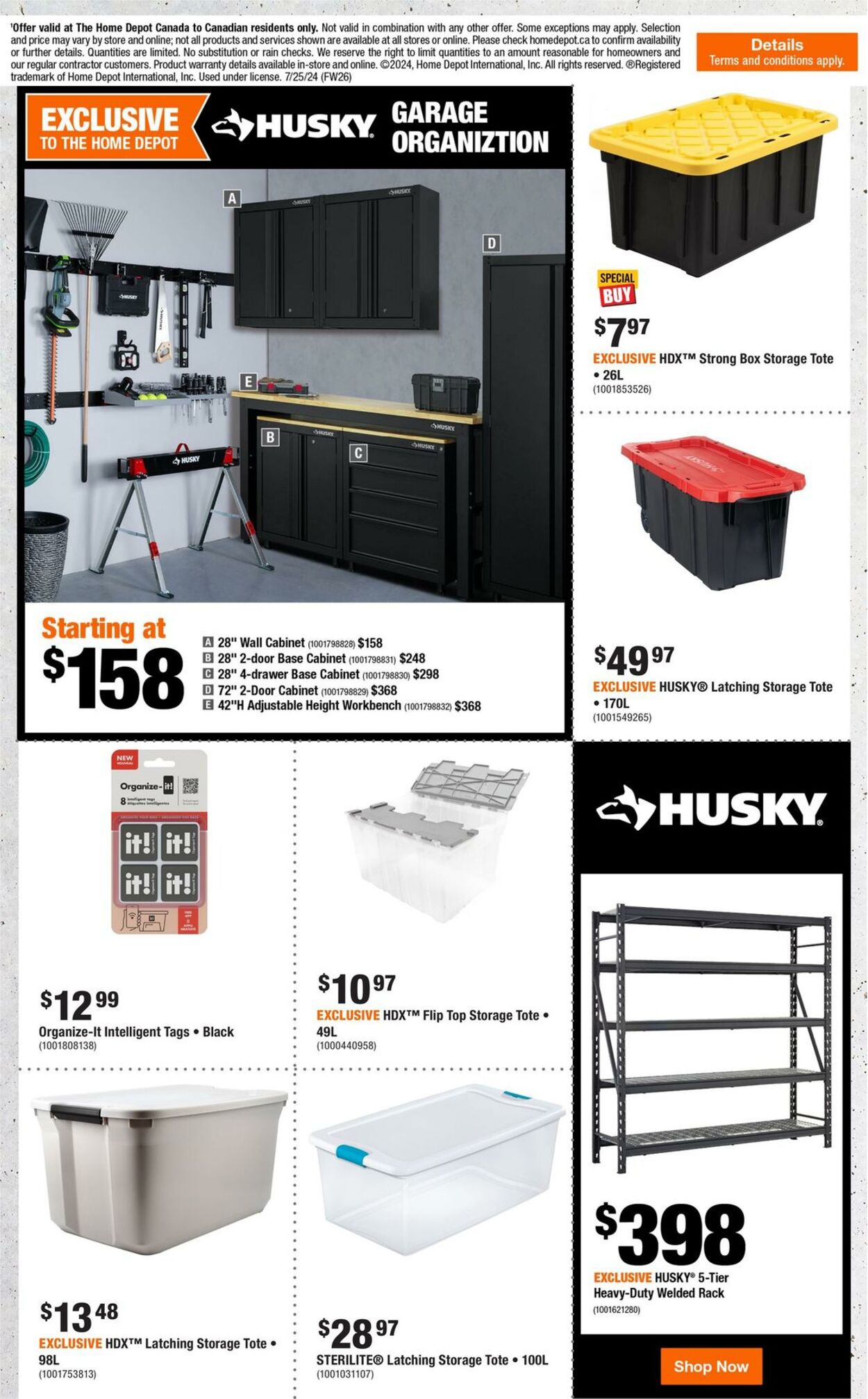 Flyer Home Depot 25.07.2024 - 31.07.2024