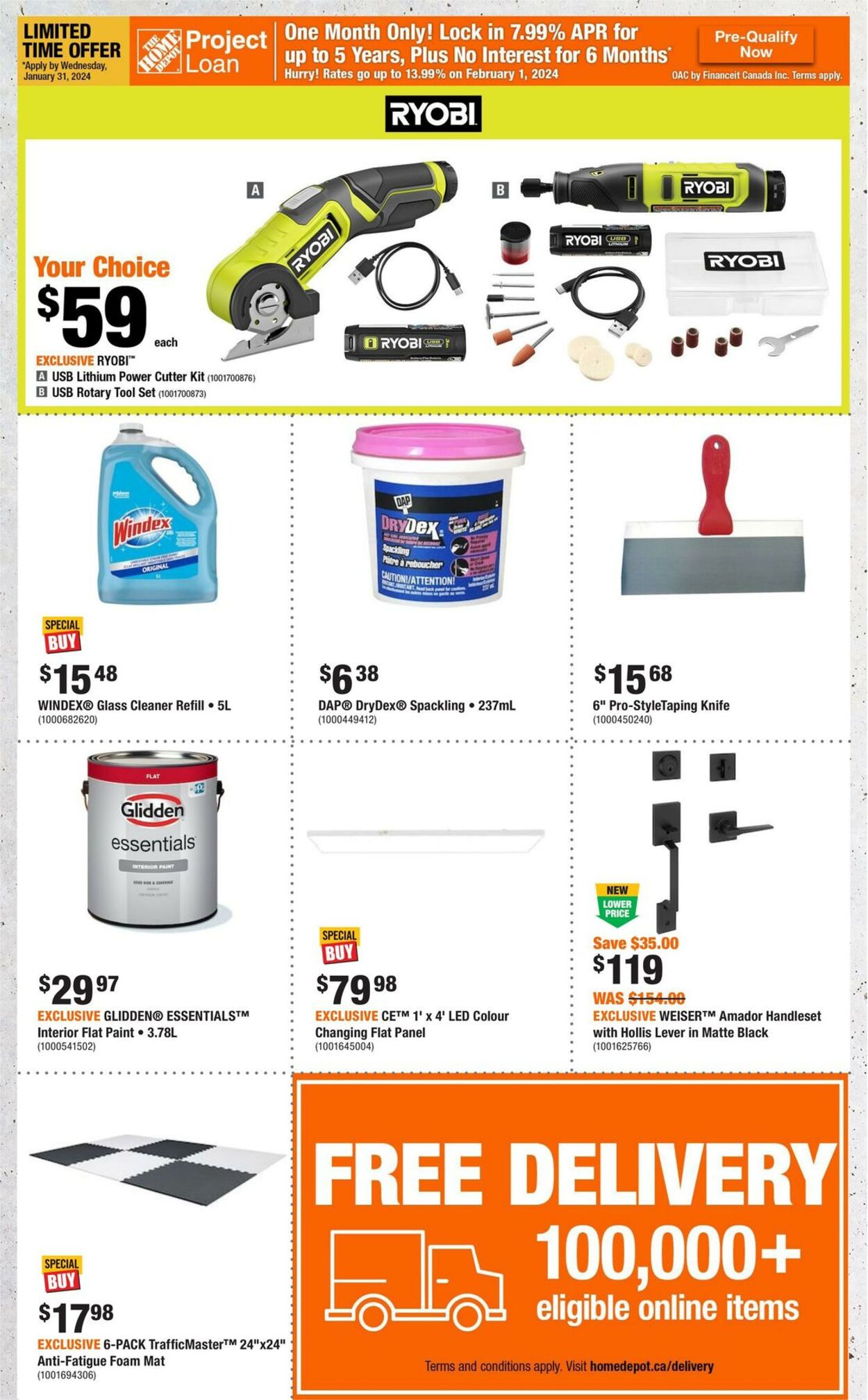 Flyer Home Depot 11.01.2024 - 17.01.2024