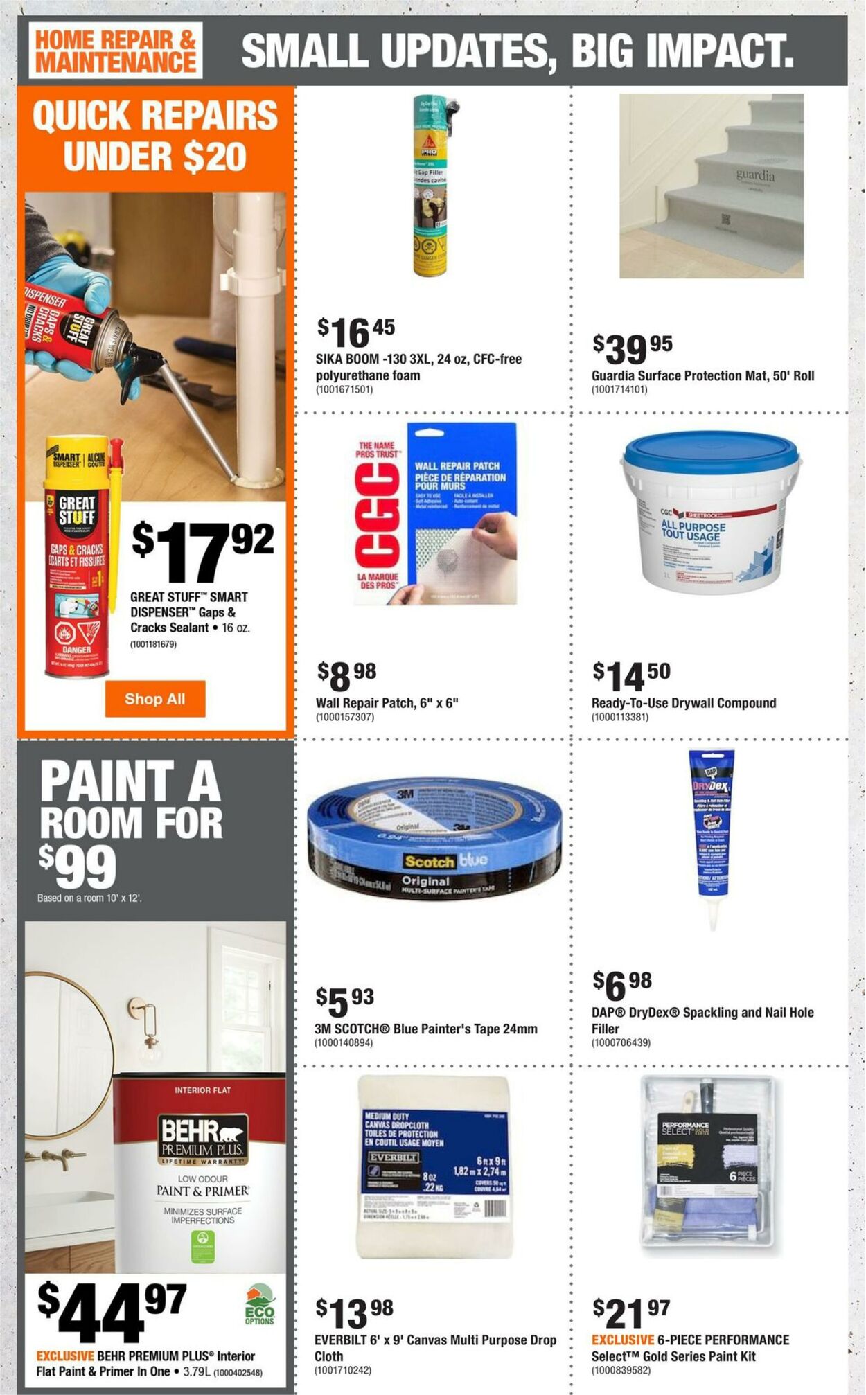 Flyer Home Depot 11.01.2024 - 17.01.2024