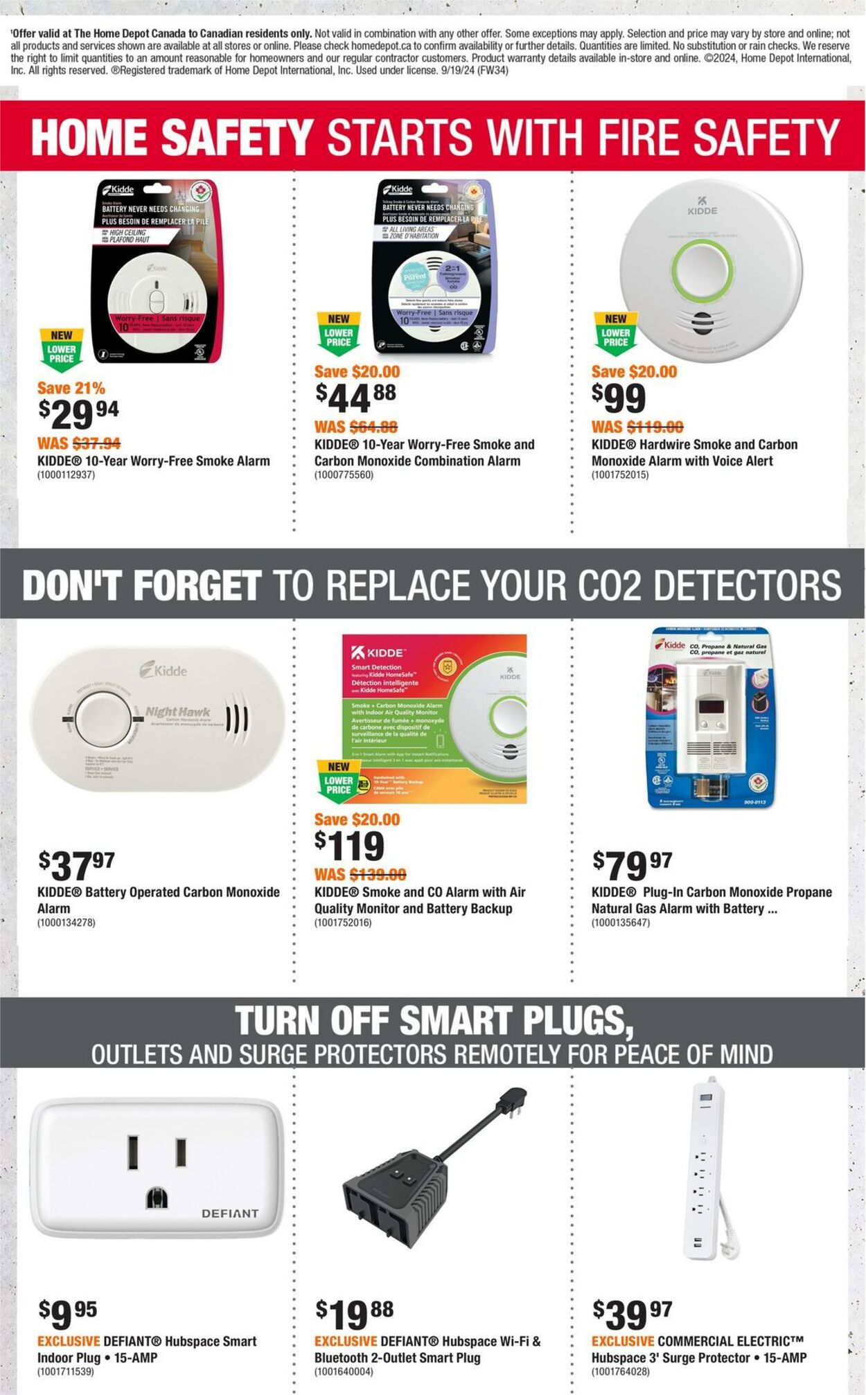 Flyer Home Depot 19.09.2024 - 25.09.2024