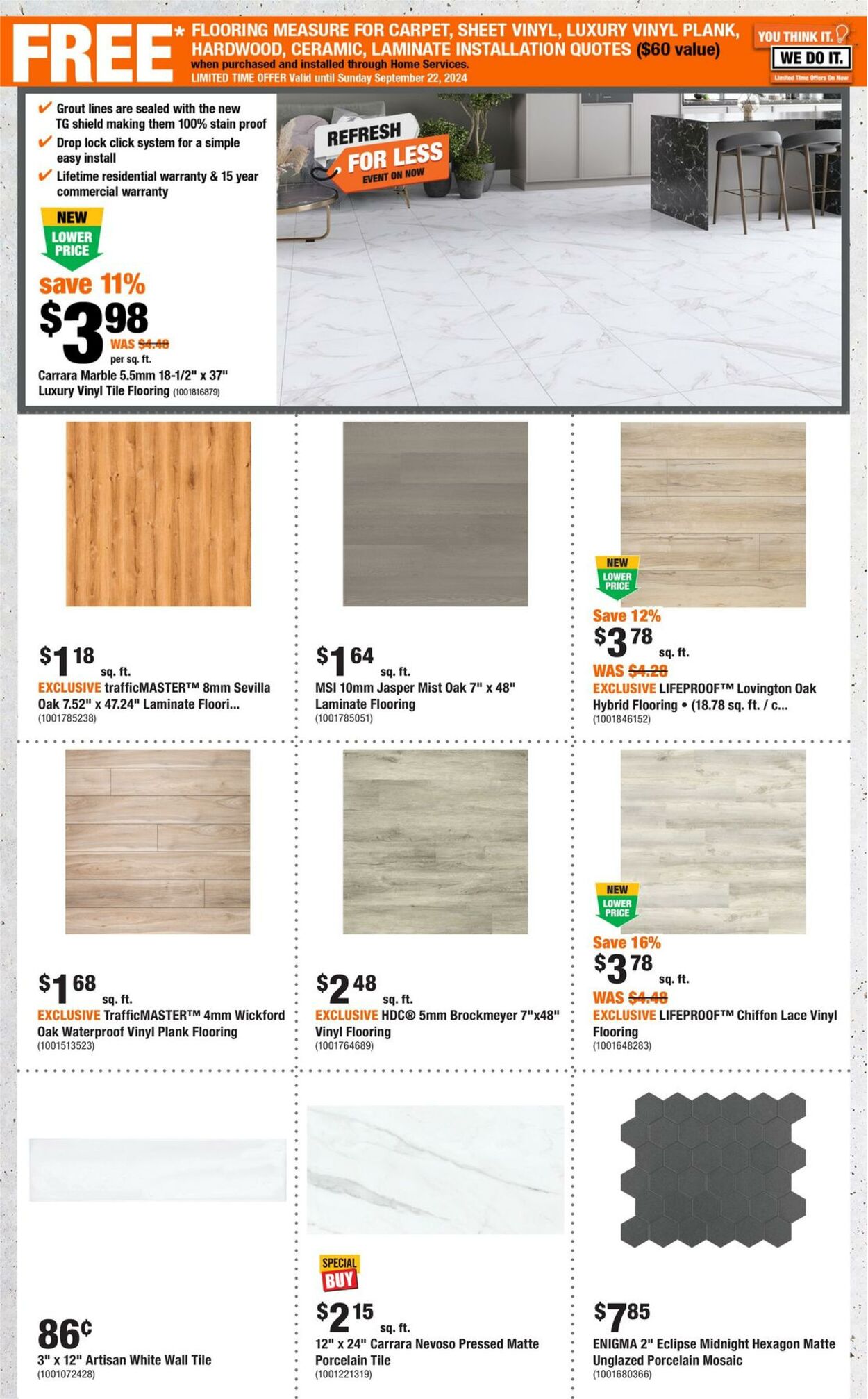 Flyer Home Depot 19.09.2024 - 25.09.2024