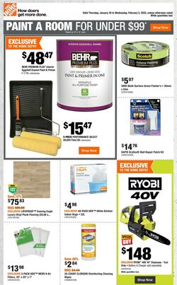 Flyer Home Depot 30.01.2025 - 05.02.2025