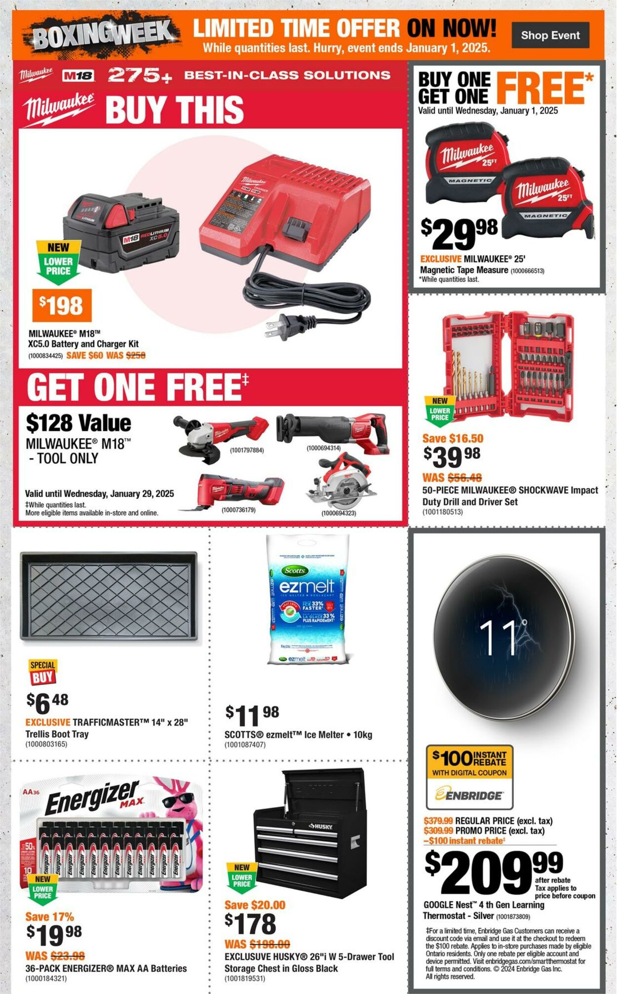 Flyer Home Depot 26.12.2024 - 01.01.2025