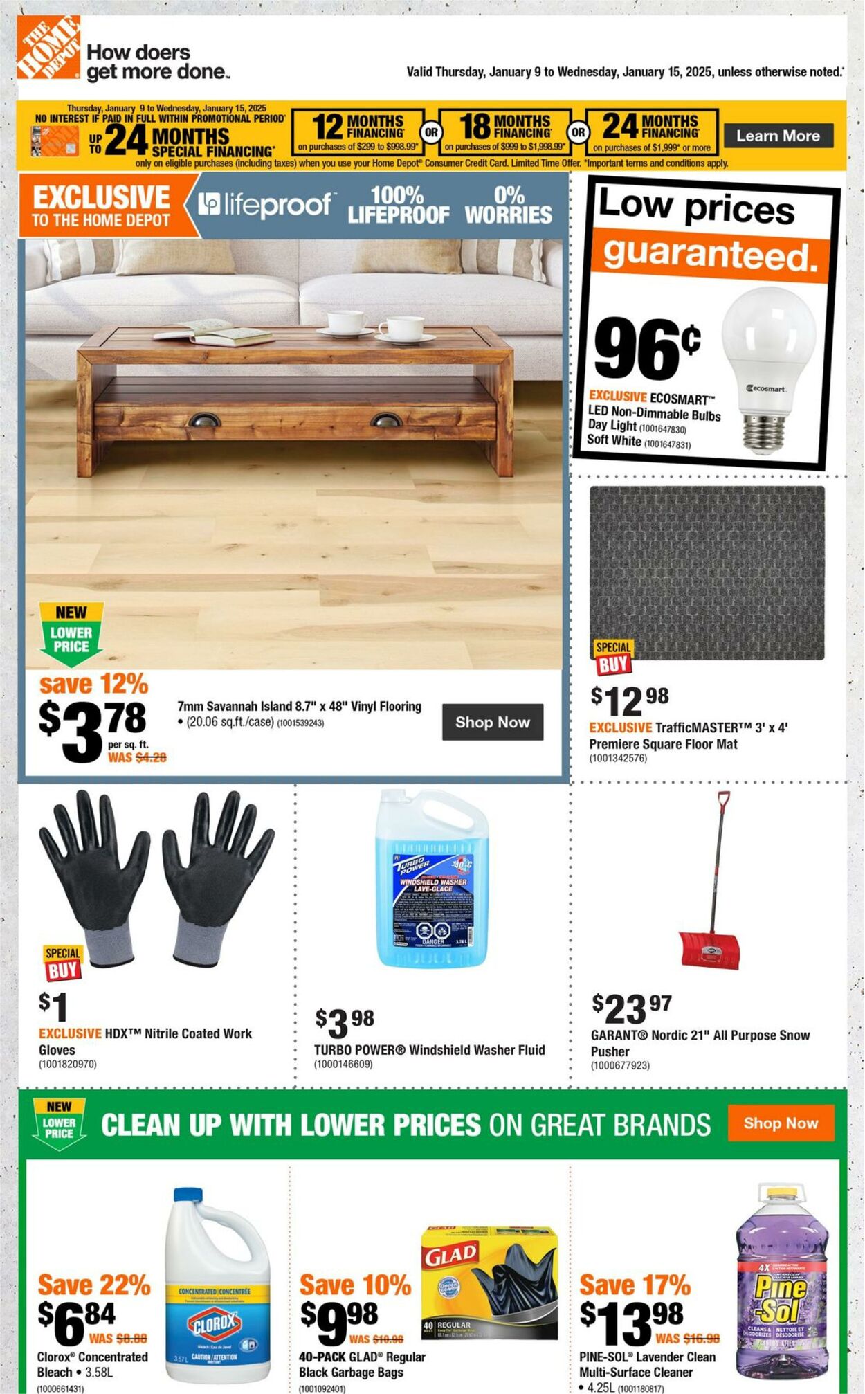 Flyer Home Depot 09.01.2025 - 15.01.2025