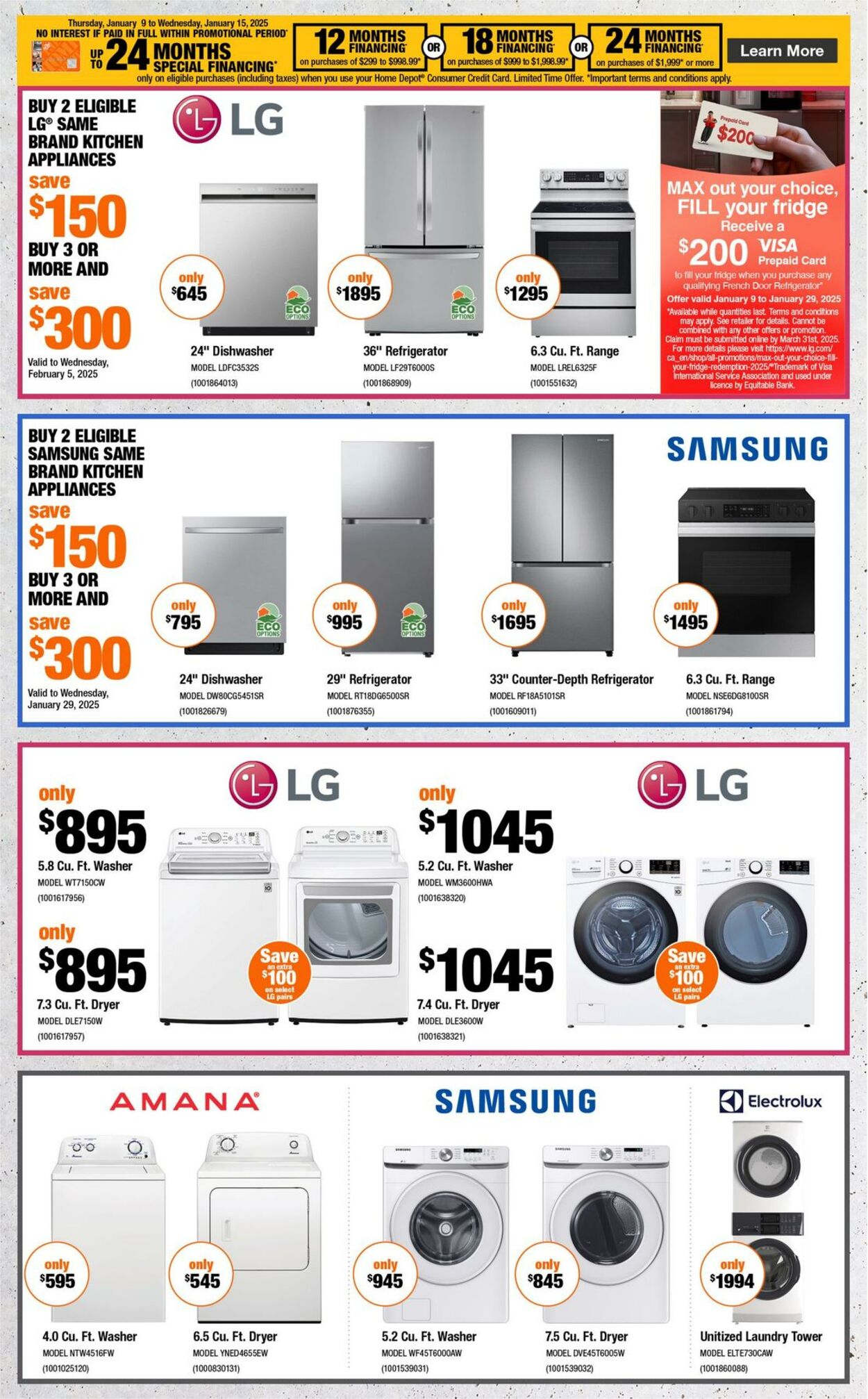 Flyer Home Depot 09.01.2025 - 15.01.2025