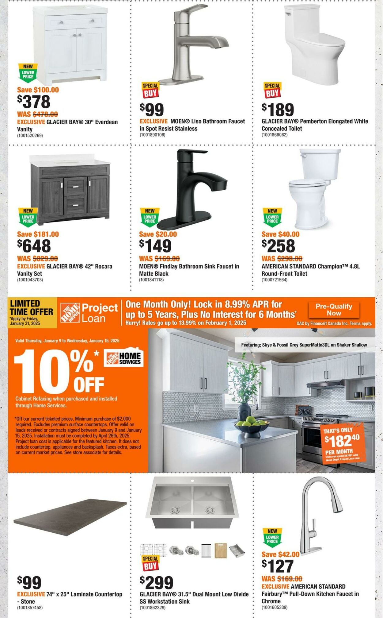 Flyer Home Depot 09.01.2025 - 15.01.2025