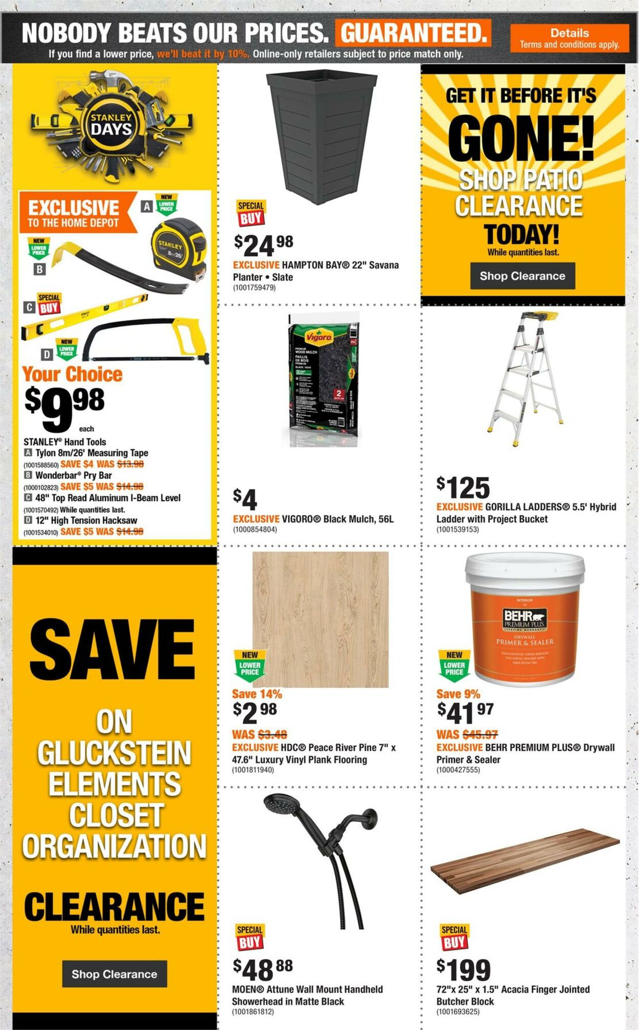 Flyer Home Depot 01.08.2024 - 07.08.2024