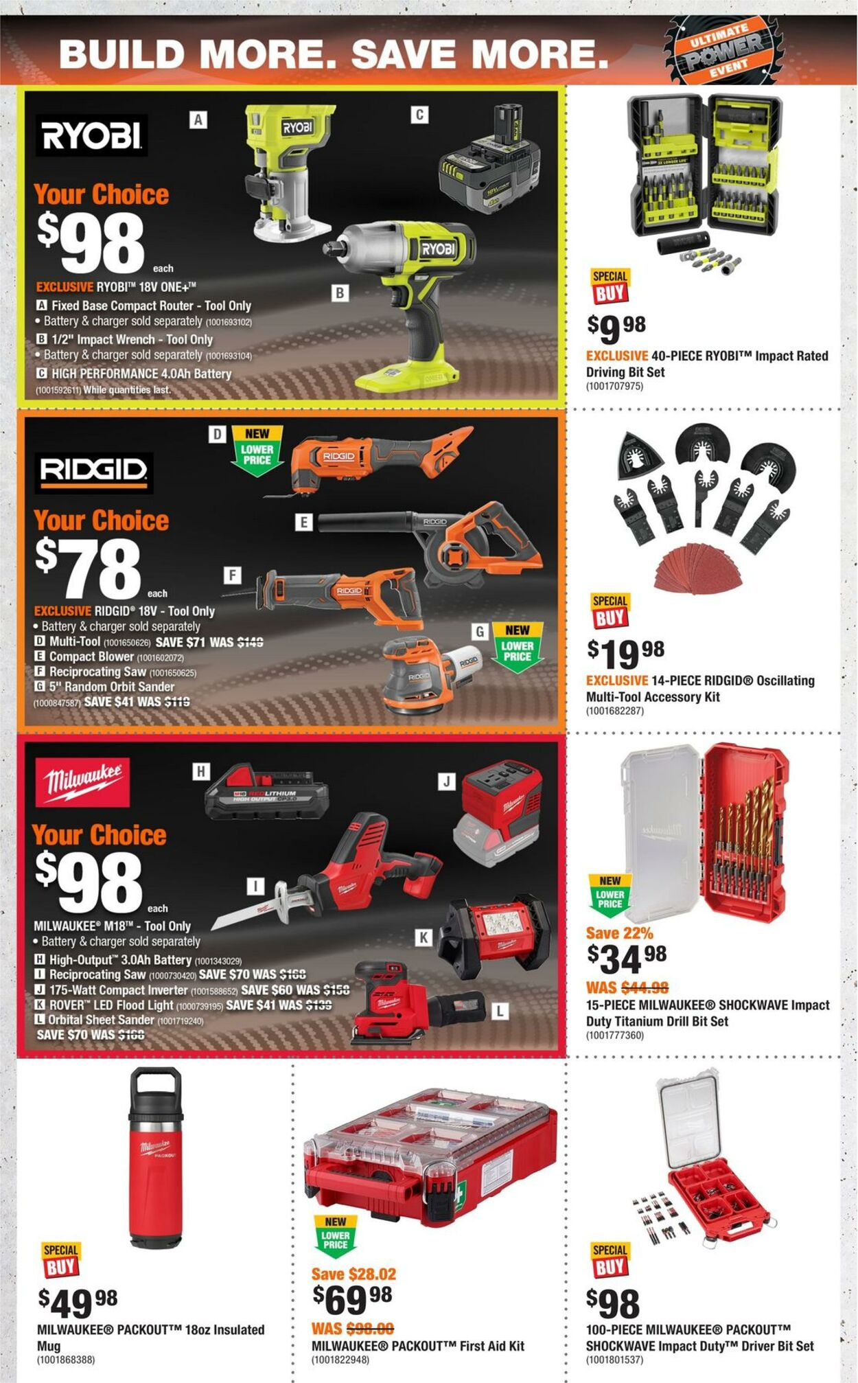 Flyer Home Depot 01.08.2024 - 07.08.2024