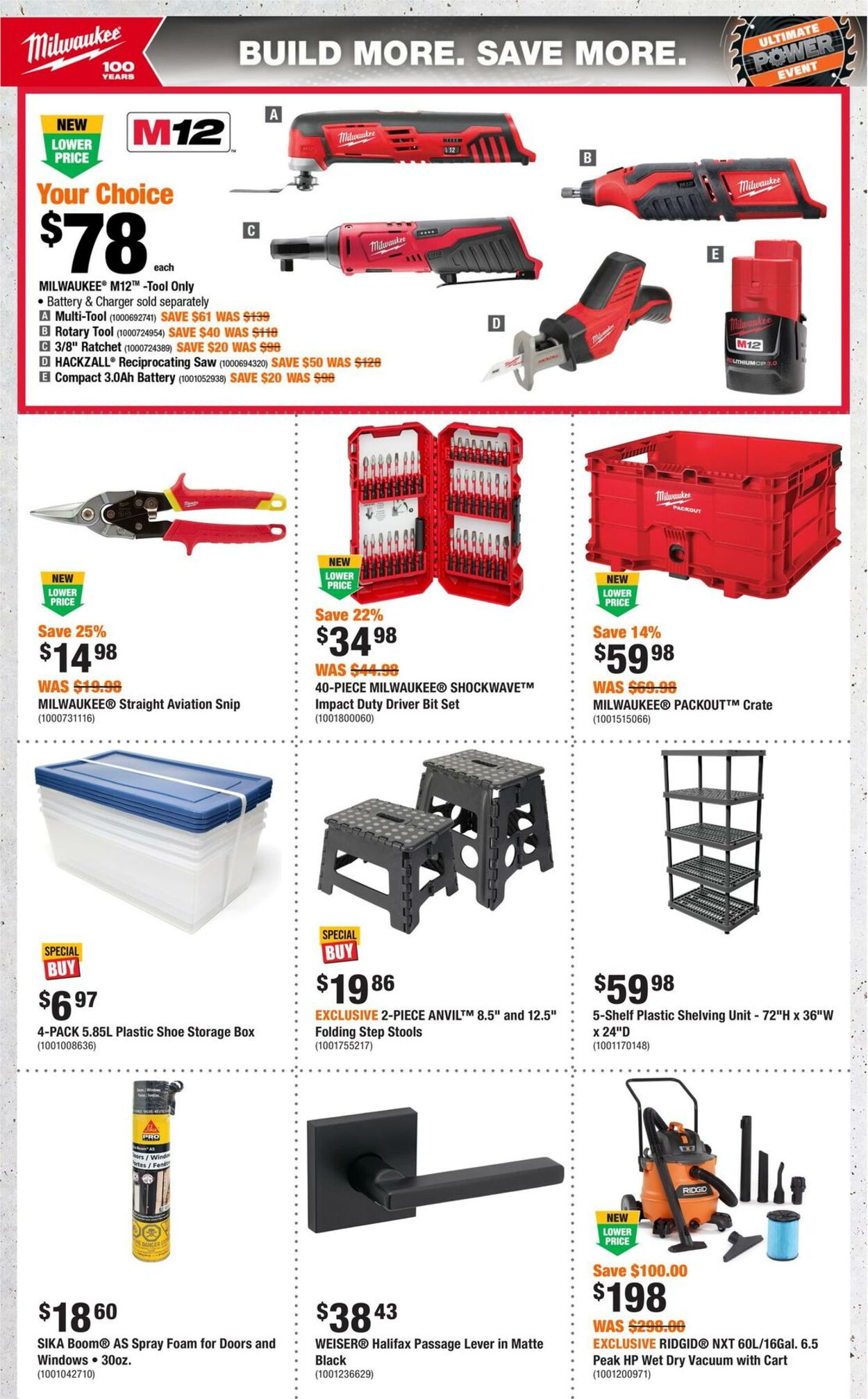 Flyer Home Depot 01.08.2024 - 07.08.2024