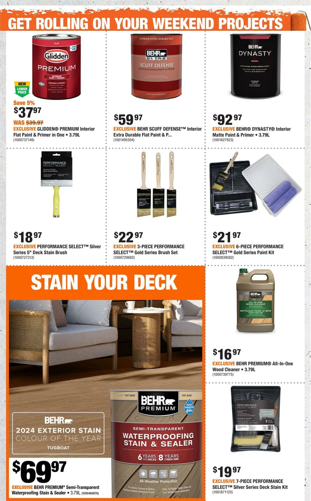 Flyer Home Depot 01.08.2024 - 07.08.2024