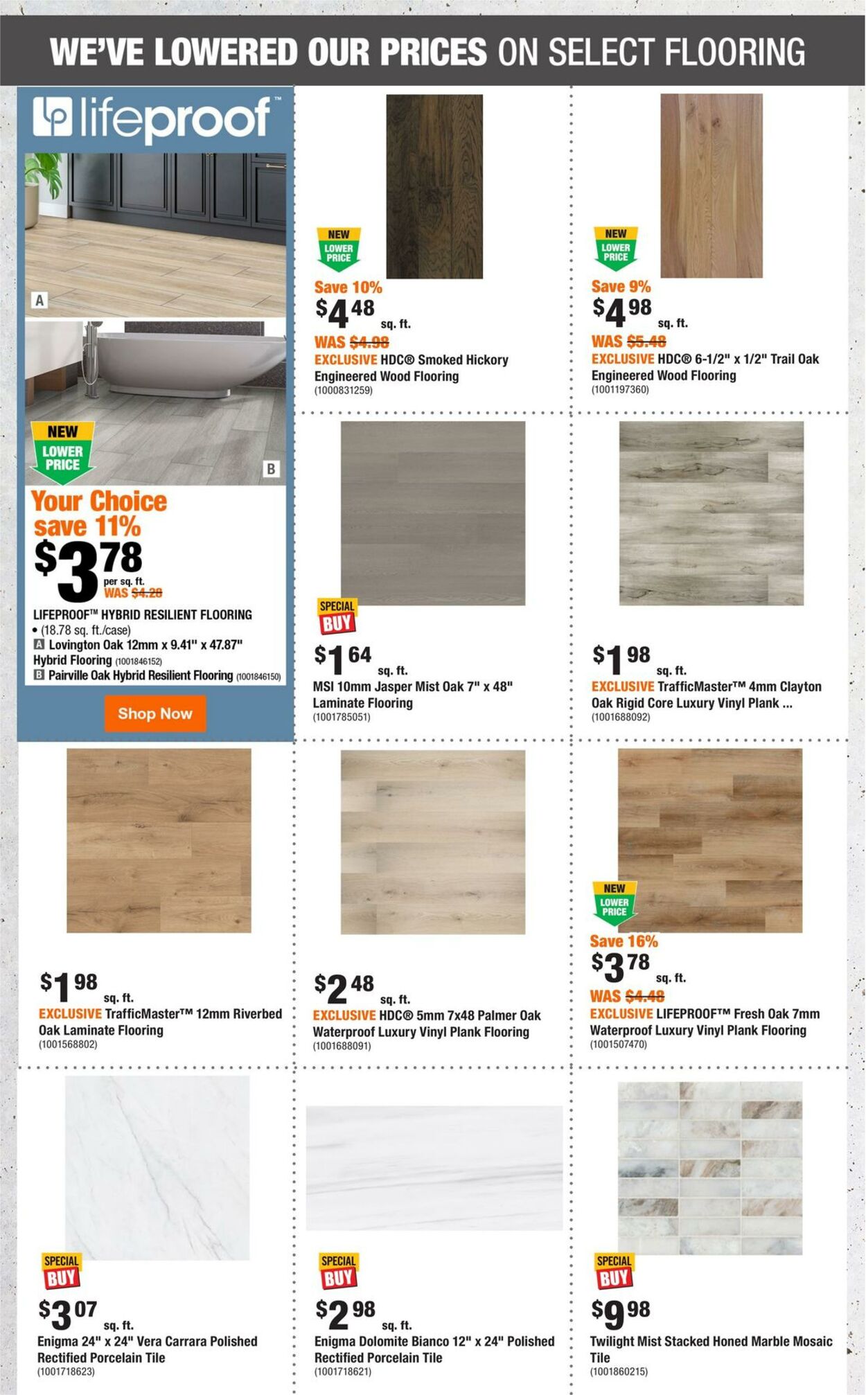 Flyer Home Depot 01.08.2024 - 07.08.2024