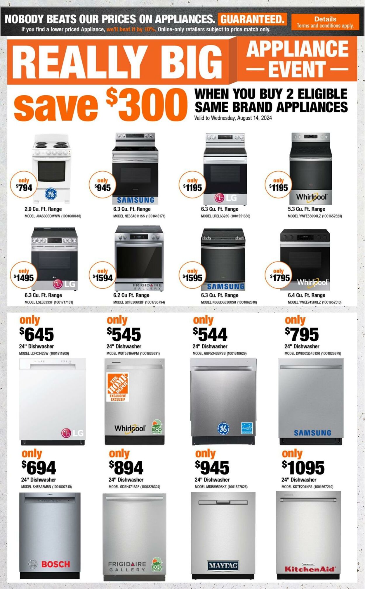 Flyer Home Depot 01.08.2024 - 07.08.2024