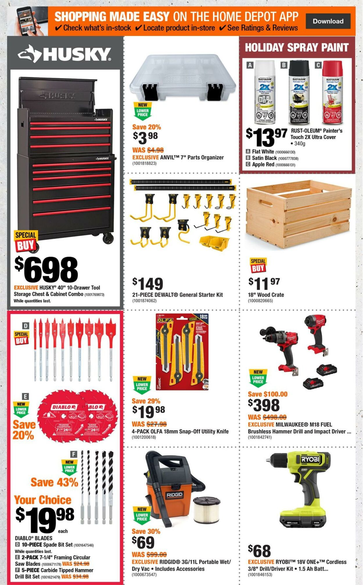 Flyer Home Depot 12.12.2024 - 18.12.2024