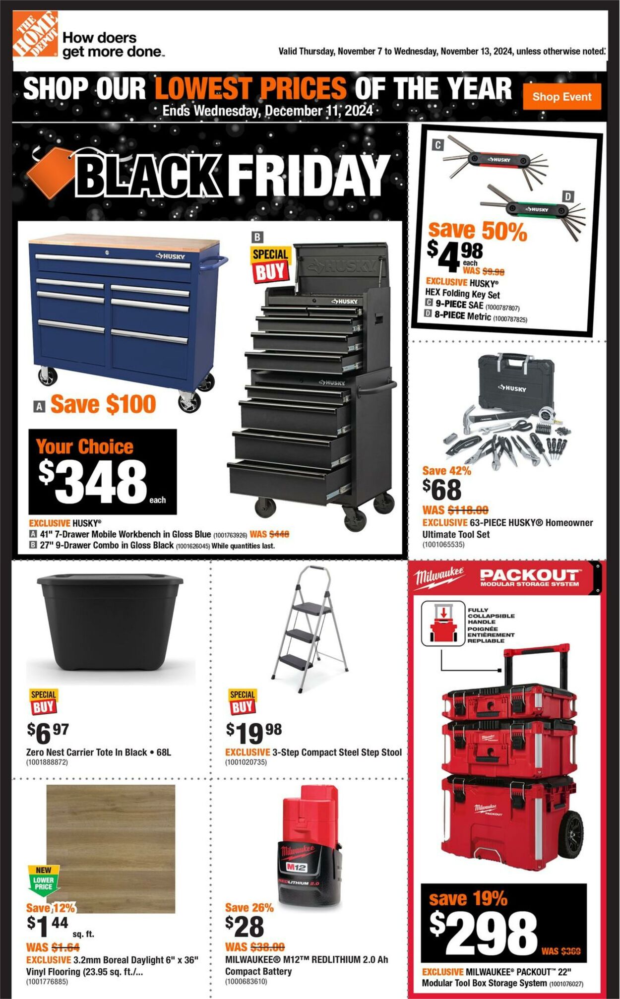 Flyer Home Depot - Weekly Flyer_CP 7 Nov 2024 - 13 Nov 2024