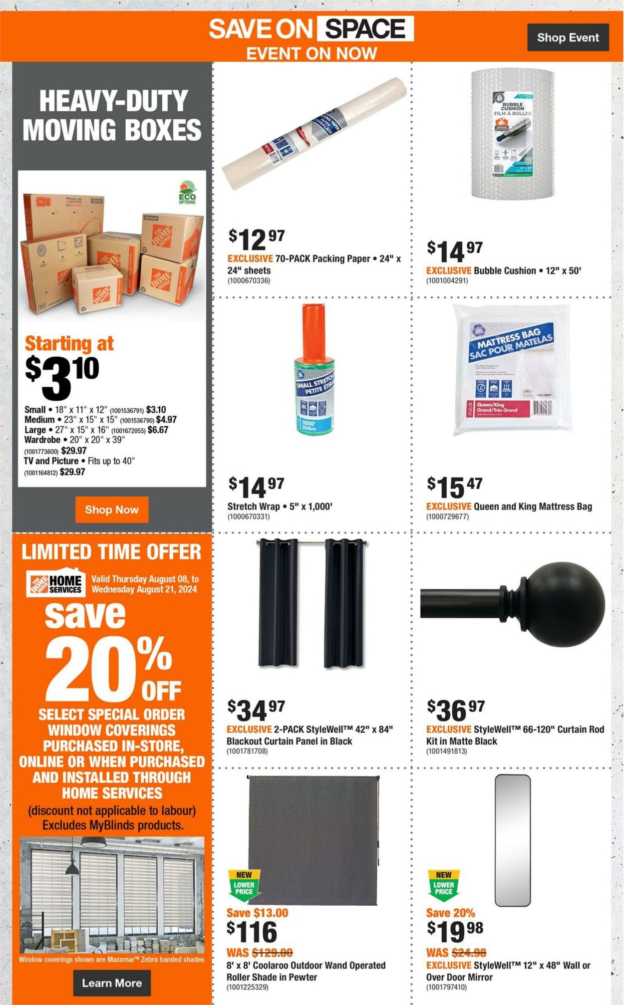 Flyer Home Depot 08.08.2024 - 14.08.2024