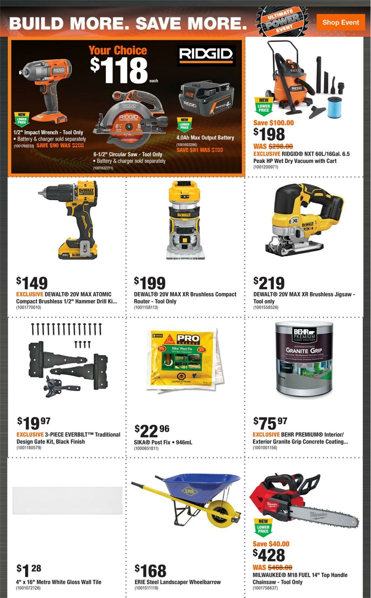 Flyer Home Depot 08.08.2024 - 14.08.2024