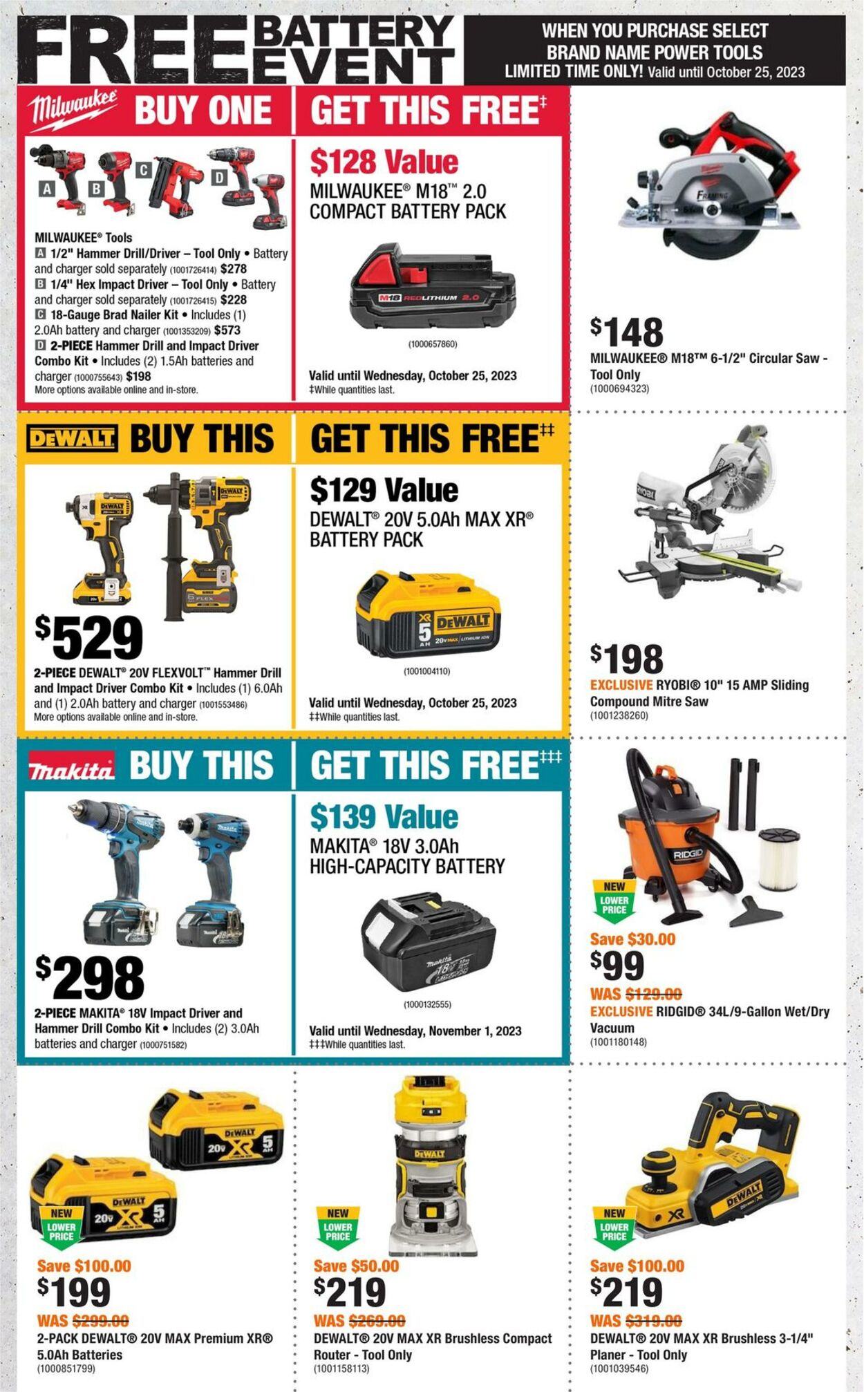 Home Depot Promotional Flyer - Valid from 19.10 to 25.10 - Page nb 16 ...