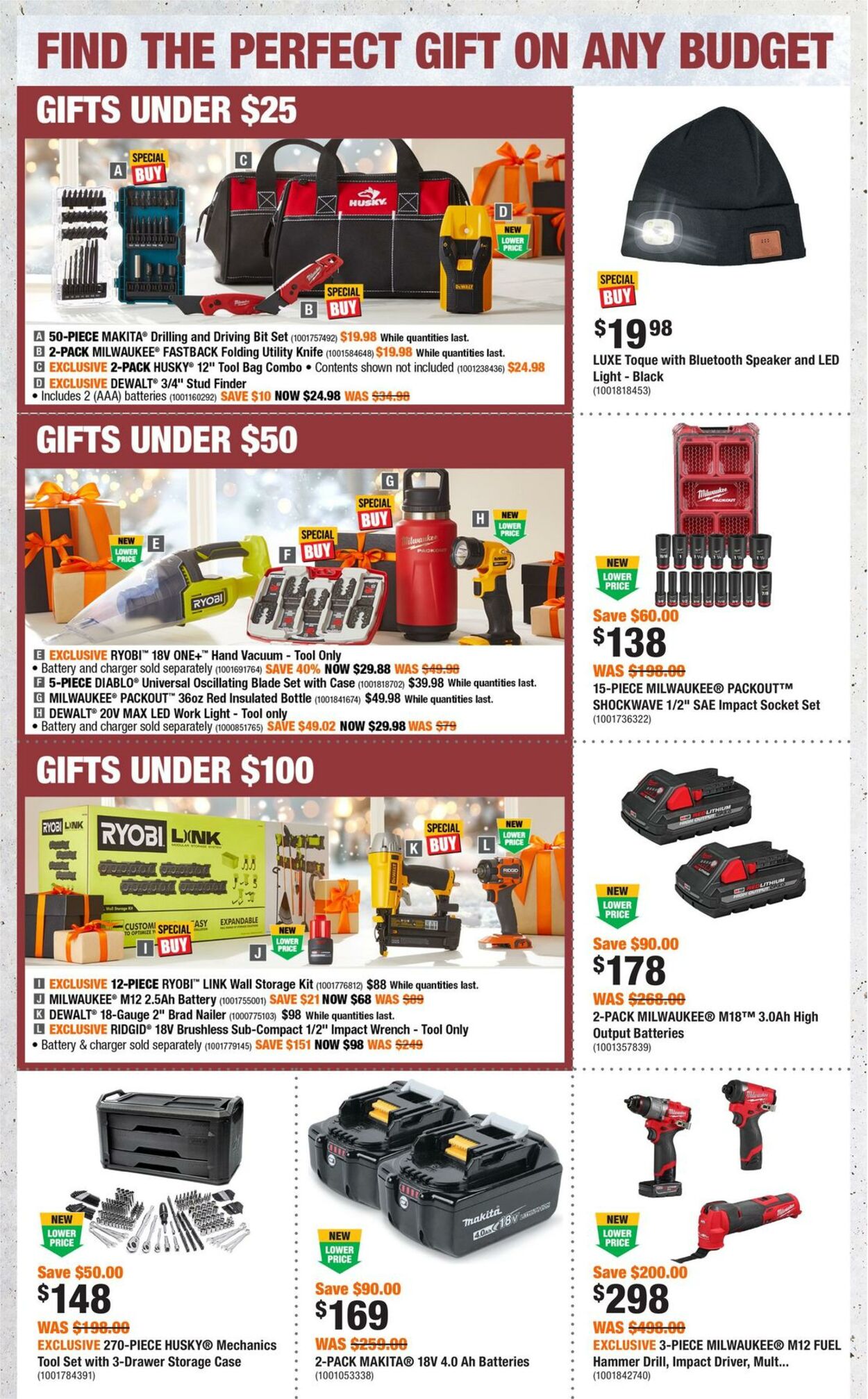 Flyer Home Depot 31.10.2024 - 25.12.2024