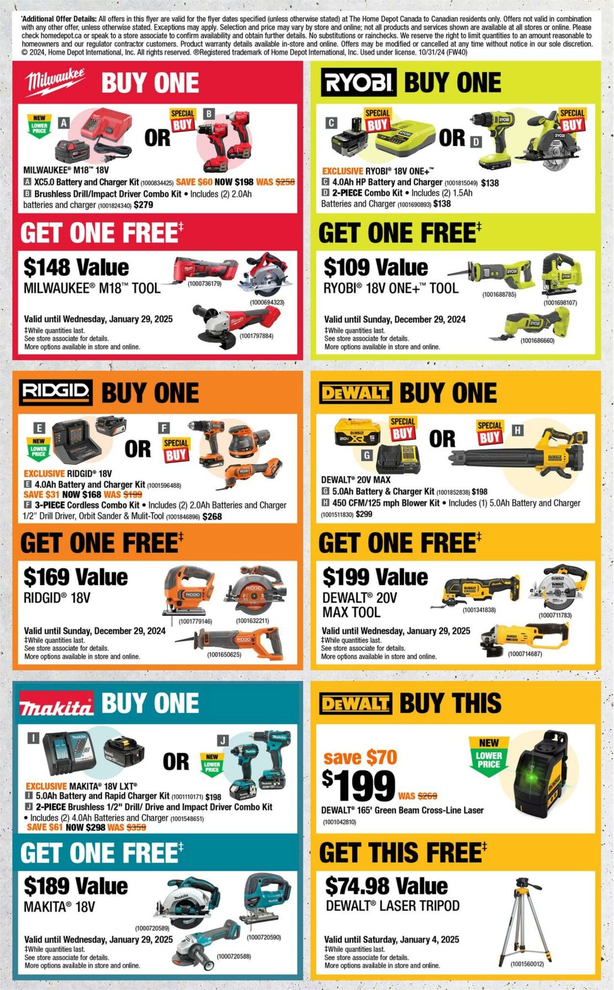 Flyer Home Depot 31.10.2024 - 25.12.2024