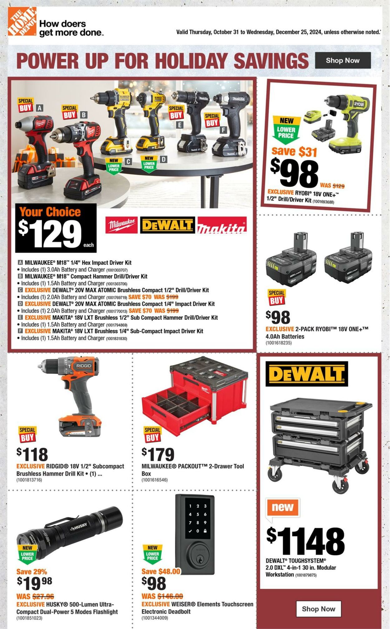 Flyer Home Depot - Weekly Flyer_CP 31 Oct 2024 - 25 Dec 2024