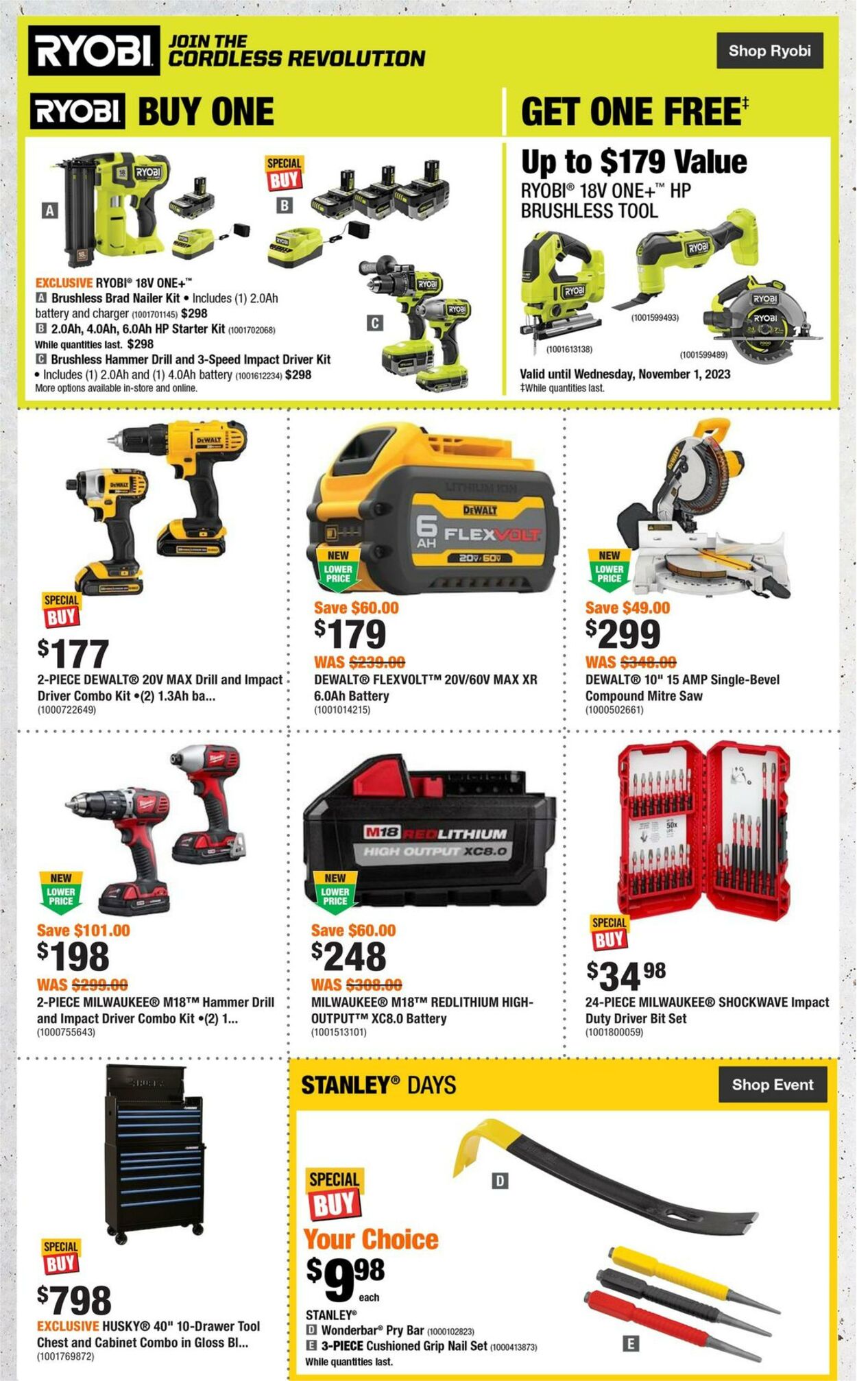 Flyer Home Depot 31.08.2023 - 06.09.2023