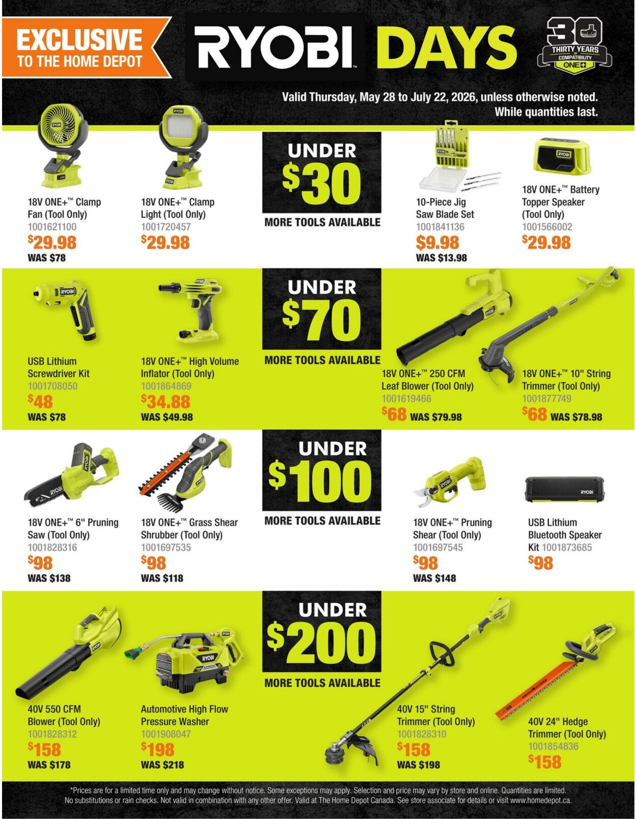 Flyer Home Depot 28.05.2026 - 22.07.2026