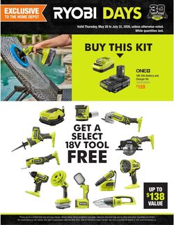 Flyer Home Depot 28.05.2026 - 22.07.2026