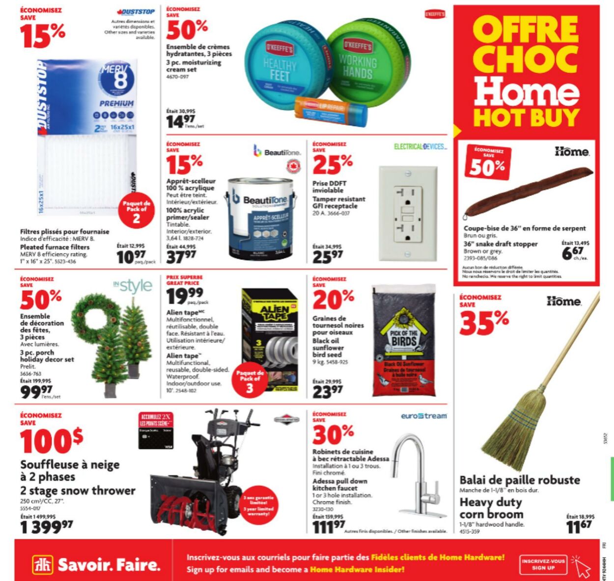 Flyer Home Hardware 31.10.2024 - 13.11.2024