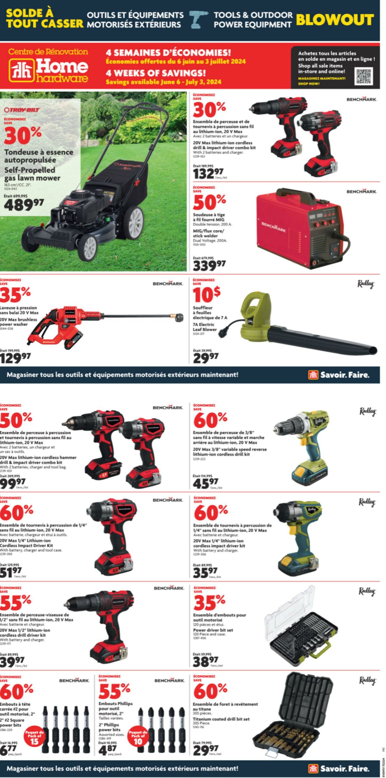 Home Hardware Promotional flyers