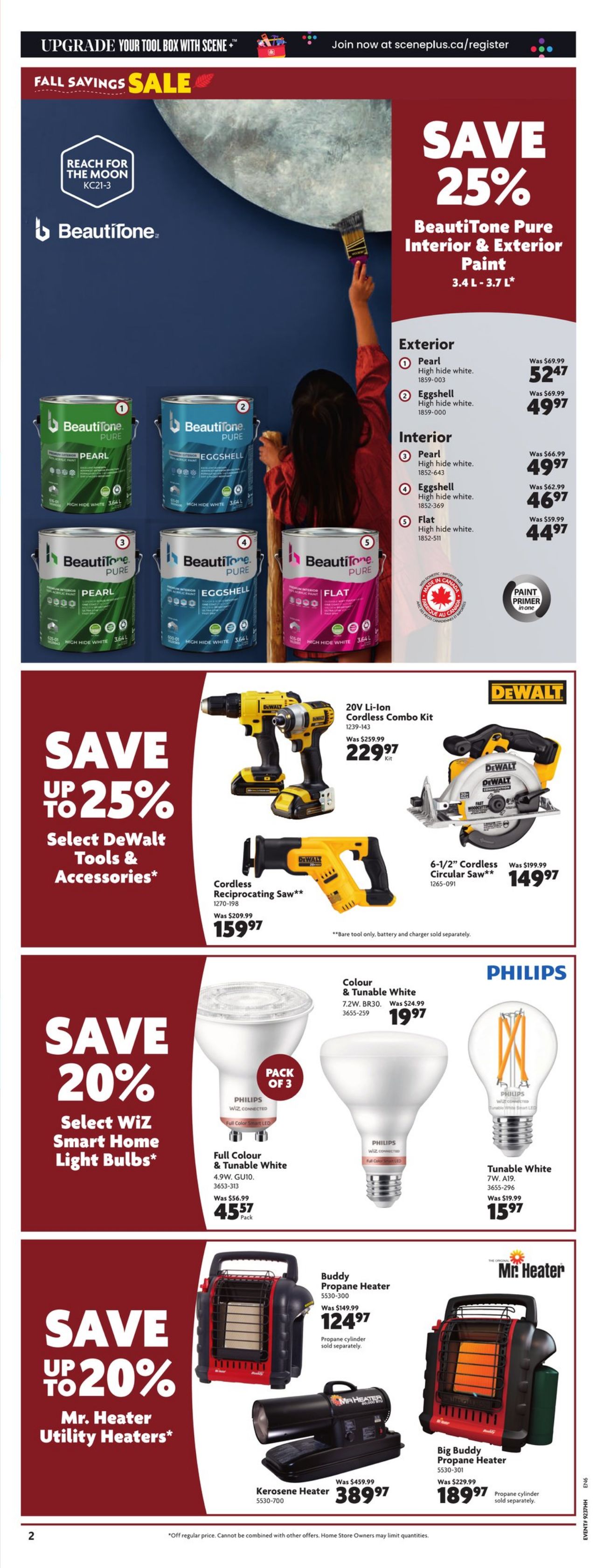 Flyer Home Hardware 14.09.2023 - 20.09.2023