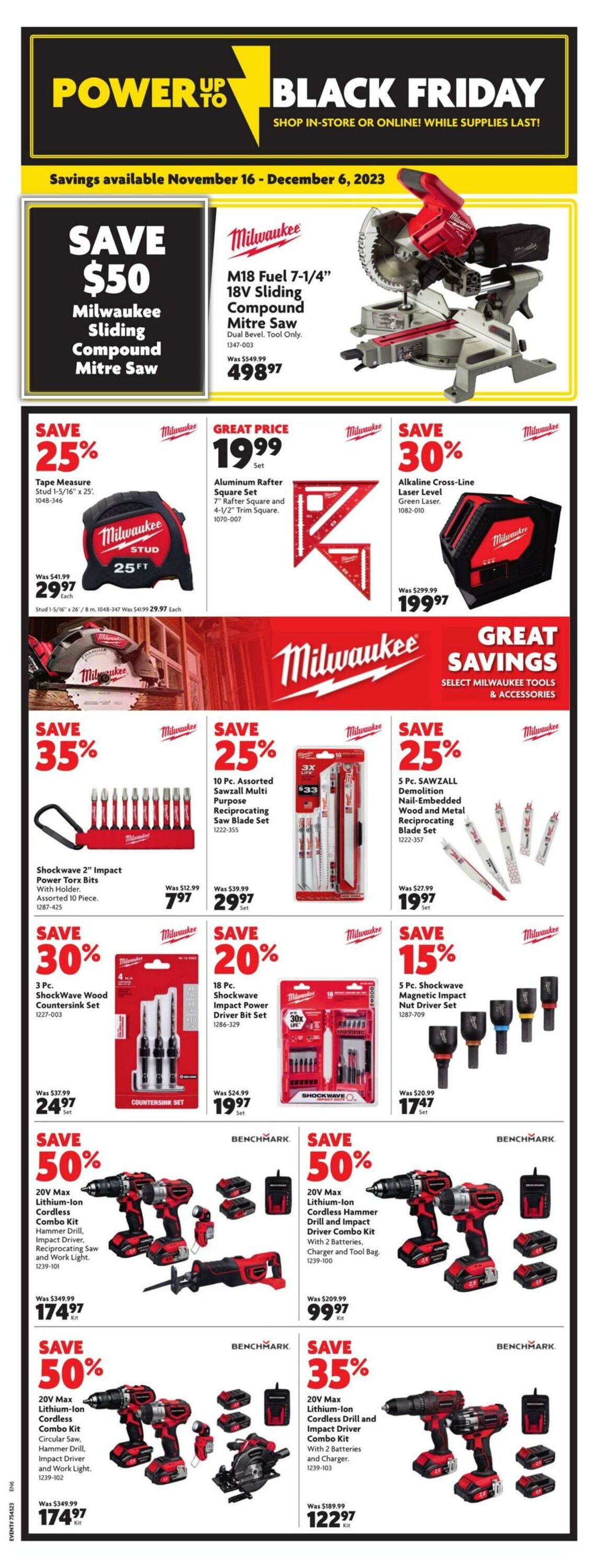 Flyer Home Hardware 16.11.2023 - 29.11.2023