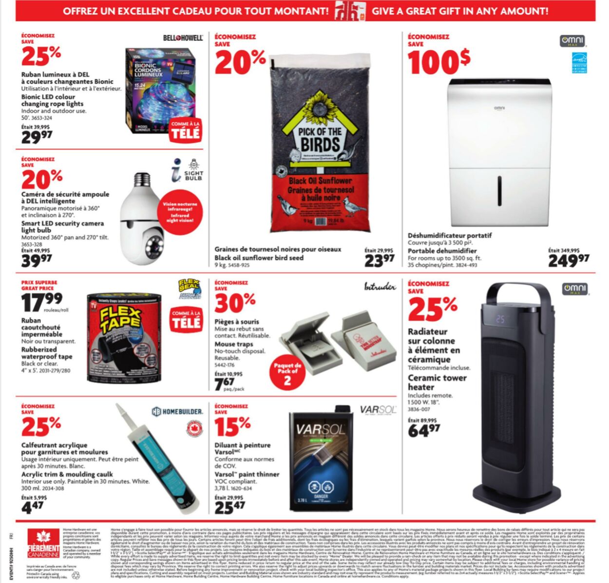 Flyer Home Hardware 11.12.2024 - 18.12.2024