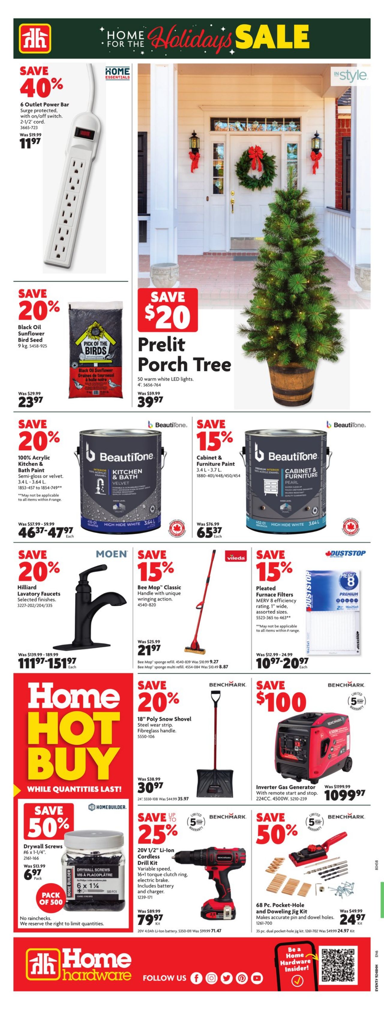 Flyer Home Hardware 30.11.2023 - 06.12.2023