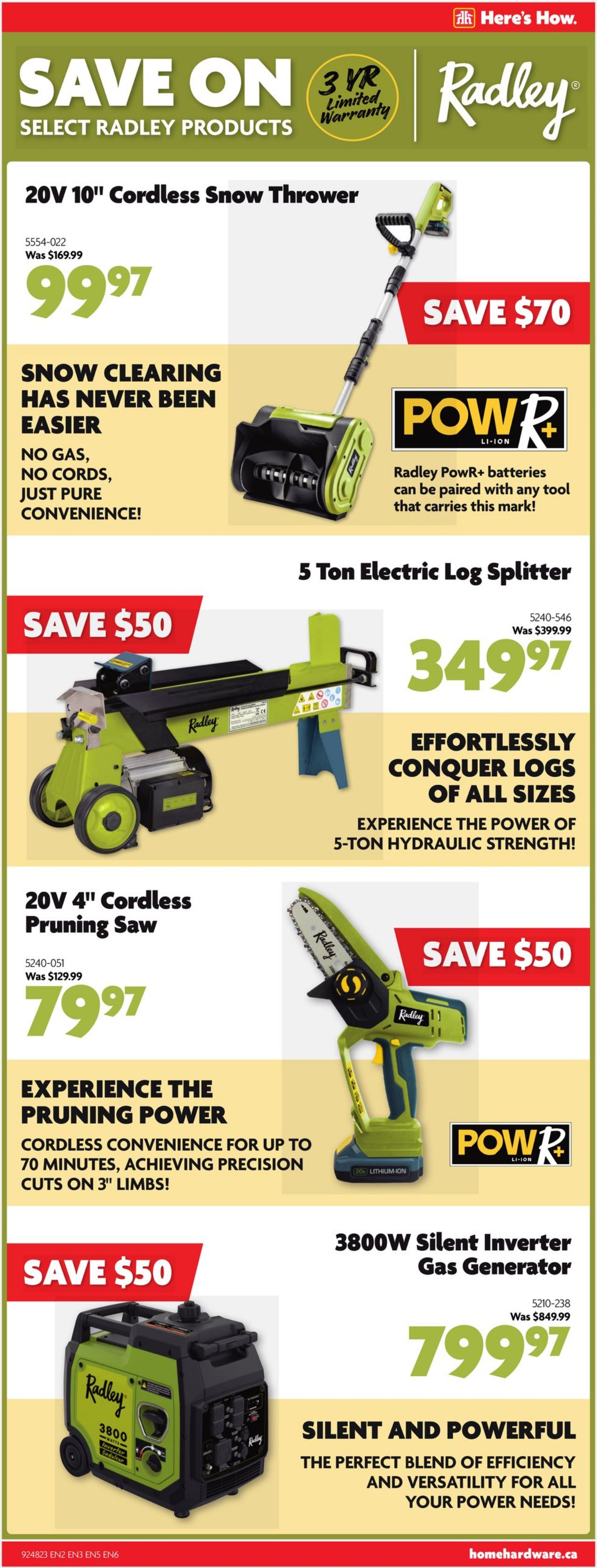 Flyer Home Hardware 30.11.2023 - 06.12.2023