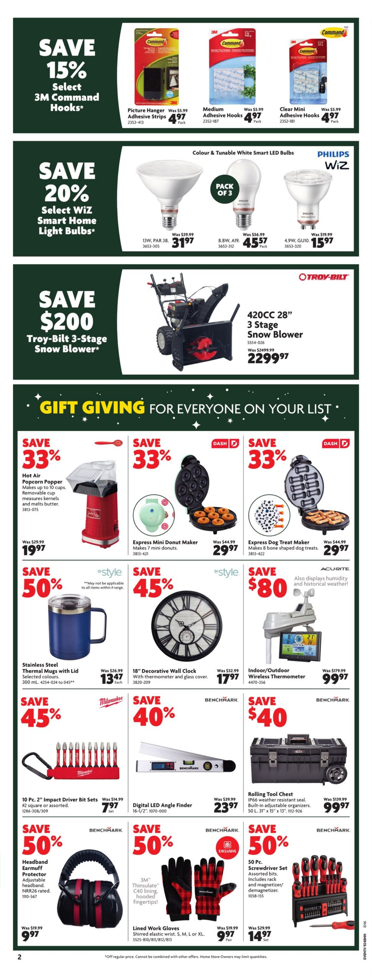 Flyer Home Hardware 30.11.2023 - 06.12.2023