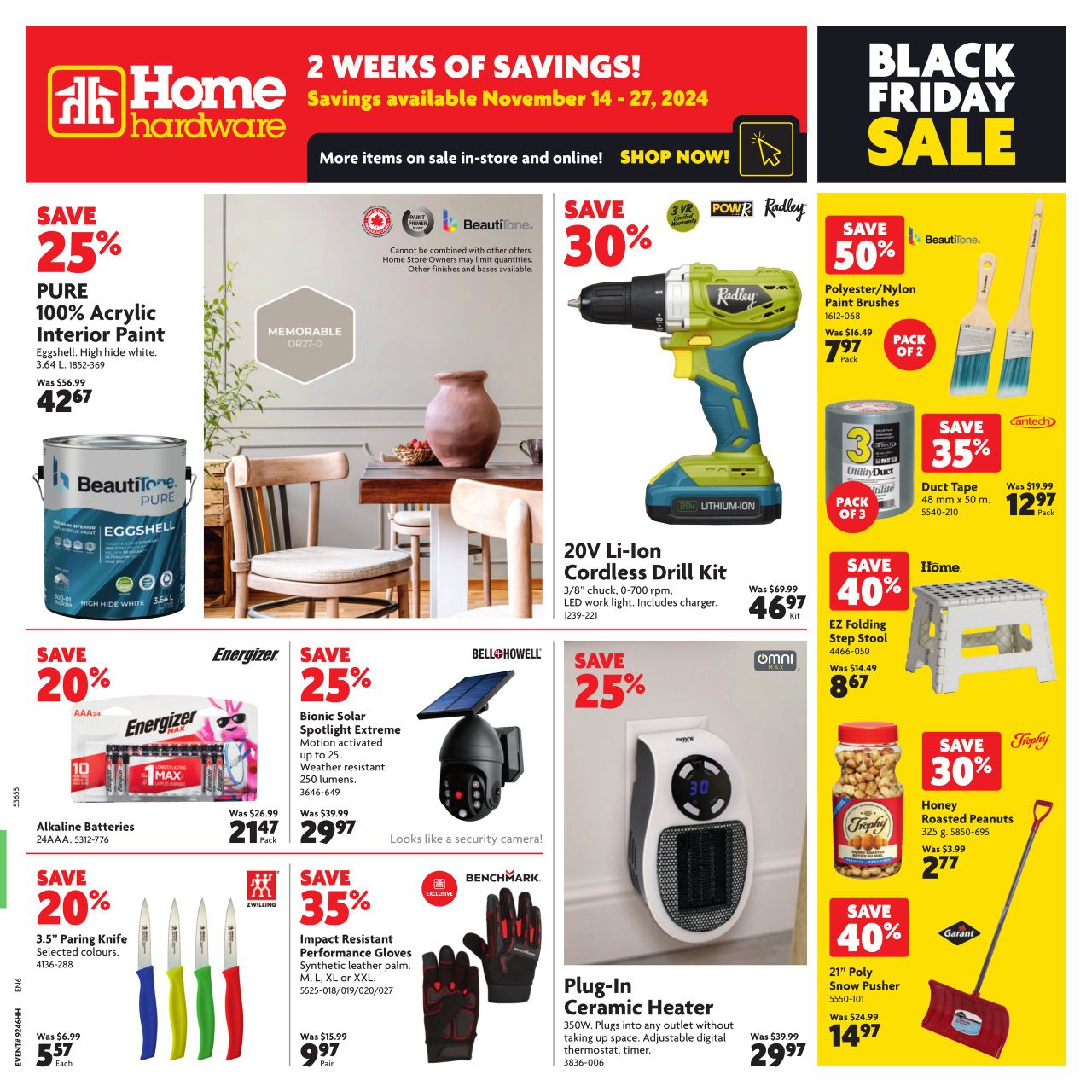 Flyer Home Hardware 21.11.2024 - 27.11.2024