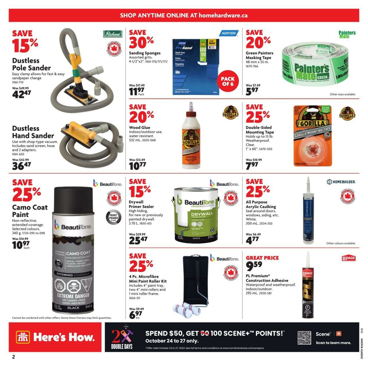 Flyer Home Hardware 24.10.2024 - 30.10.2024