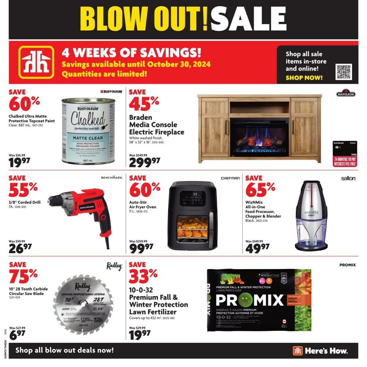 Flyer Home Hardware 24.10.2024 - 30.10.2024