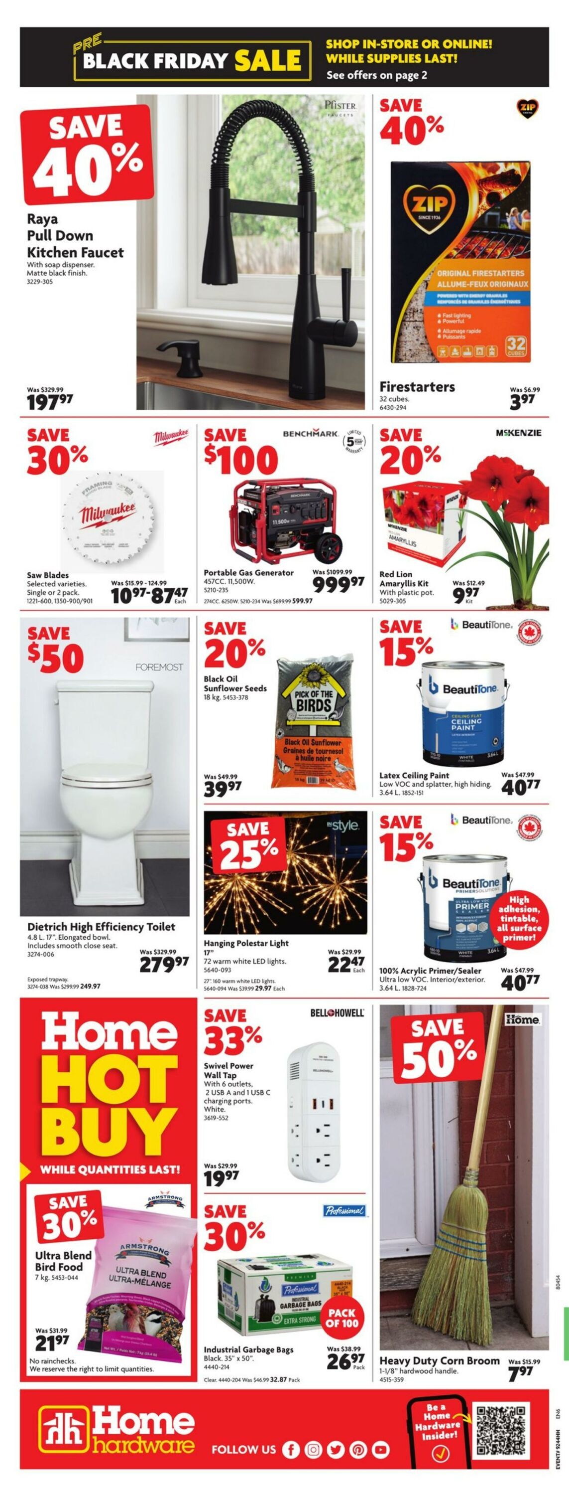 Flyer Home Hardware 02.11.2023 - 08.11.2023