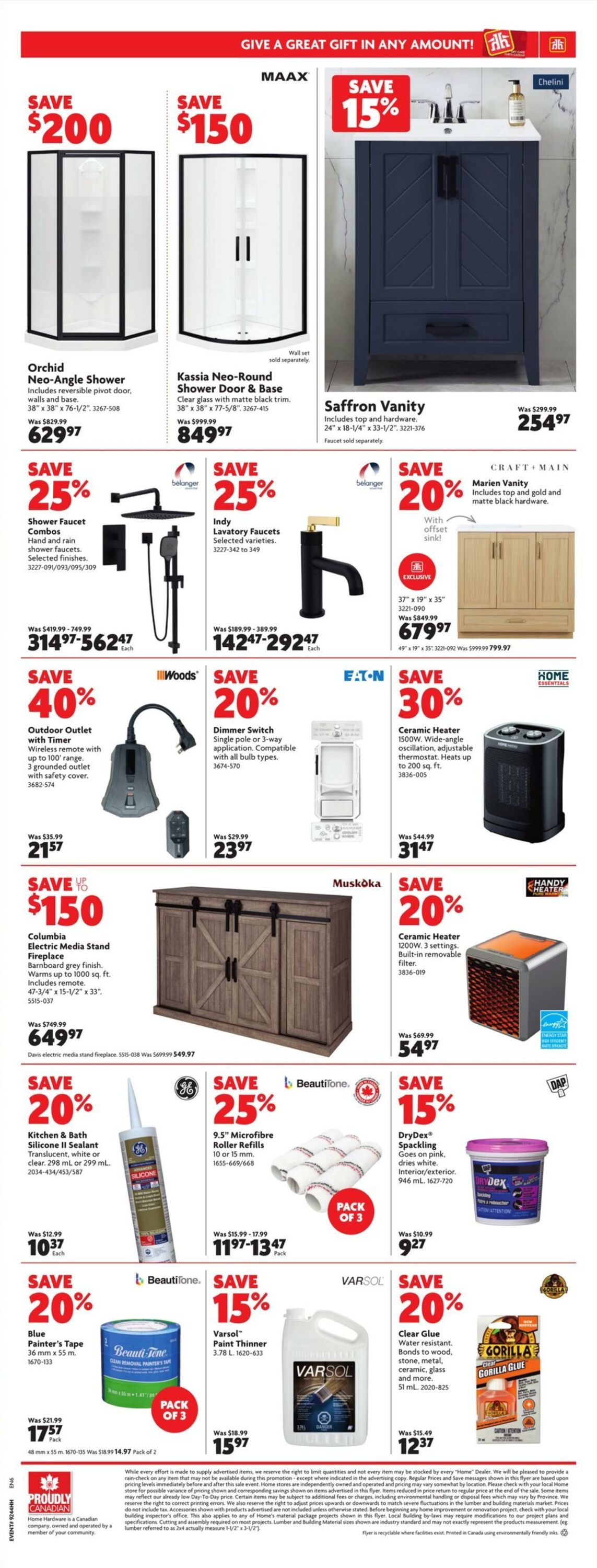 Flyer Home Hardware 02.11.2023 - 08.11.2023