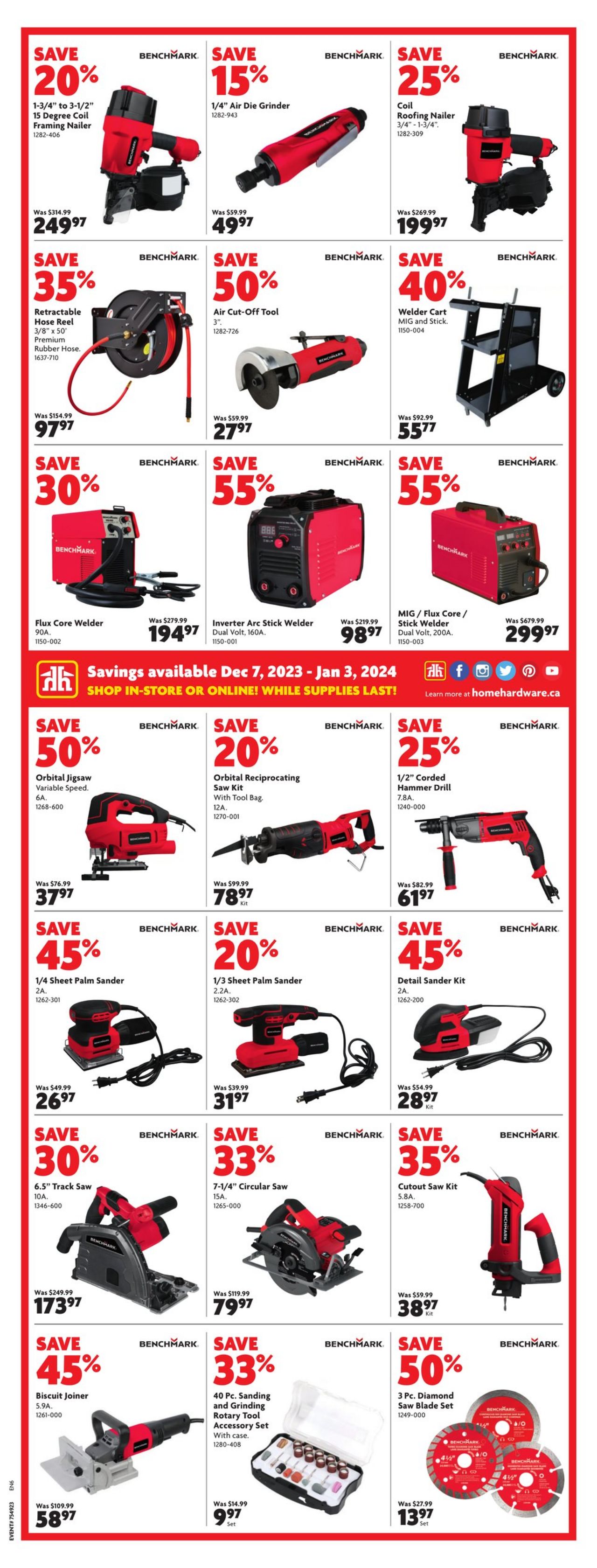 Flyer Home Hardware 21.12.2023 - 03.01.2024